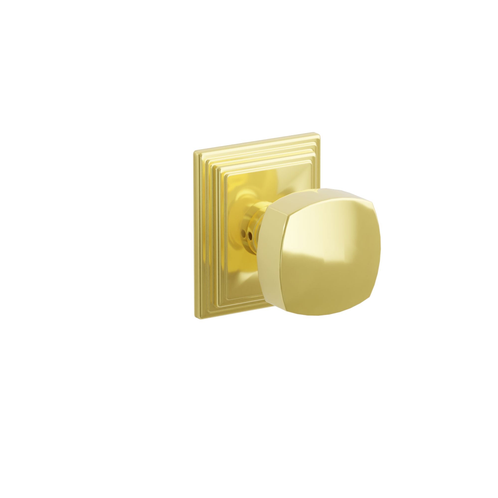 Emtek Freestone Knob Set with Wilshire Rosette