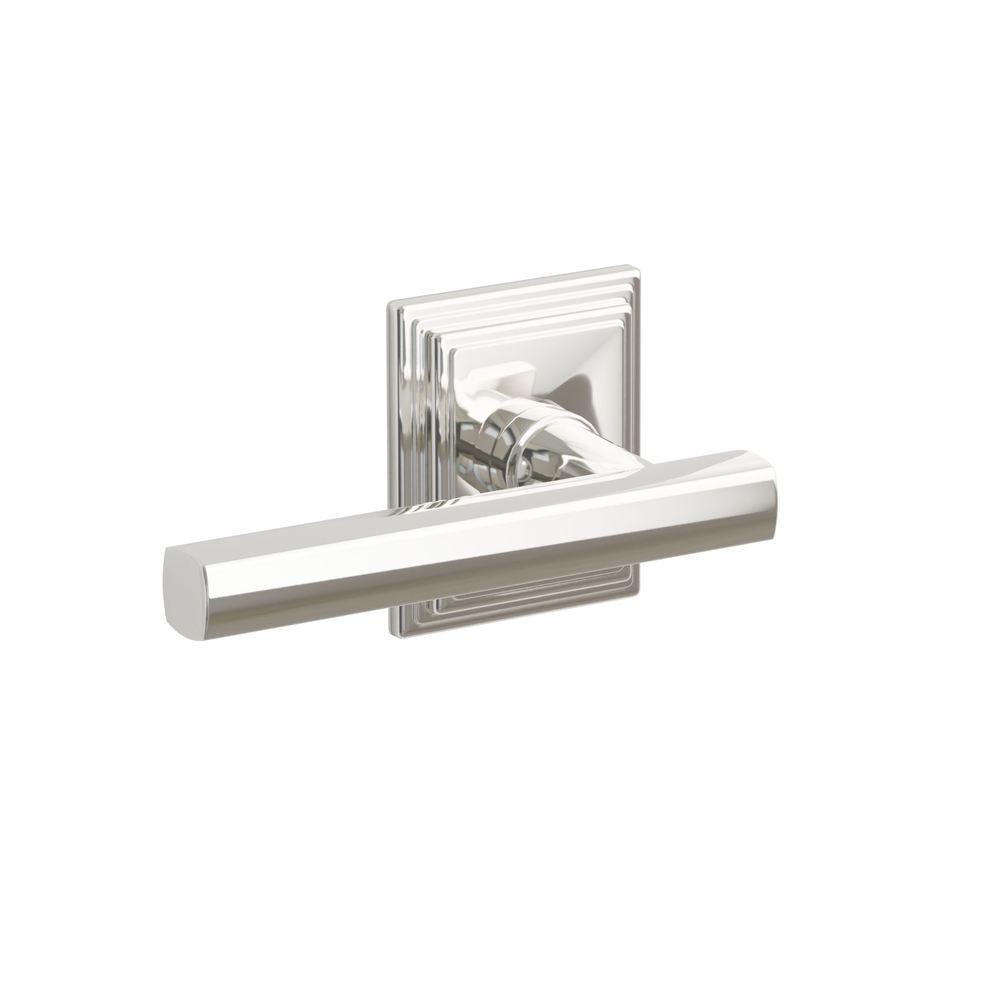 Emtek Concealed Fastener Freestone Lever Set With Wilshire Rosette