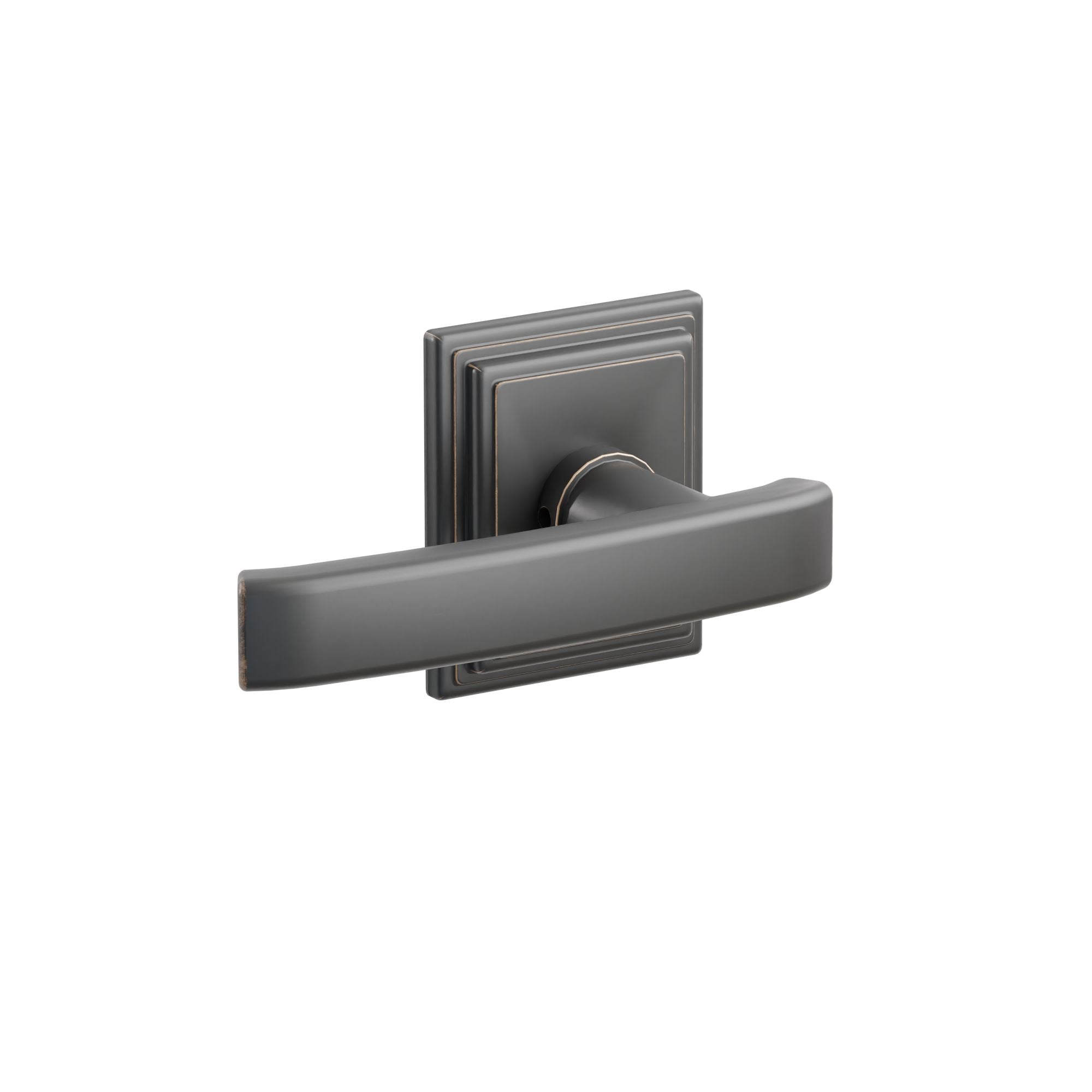 Emtek Concealed Fastener Geneva Lever Set With Wilshire Rosette