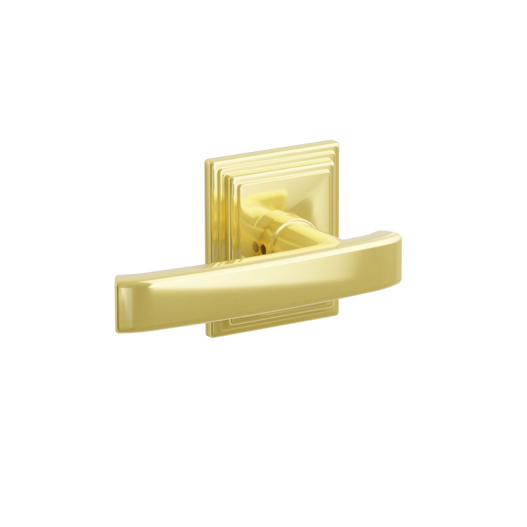 Emtek Concealed Fastener Geneva Lever Set With Wilshire Rosette