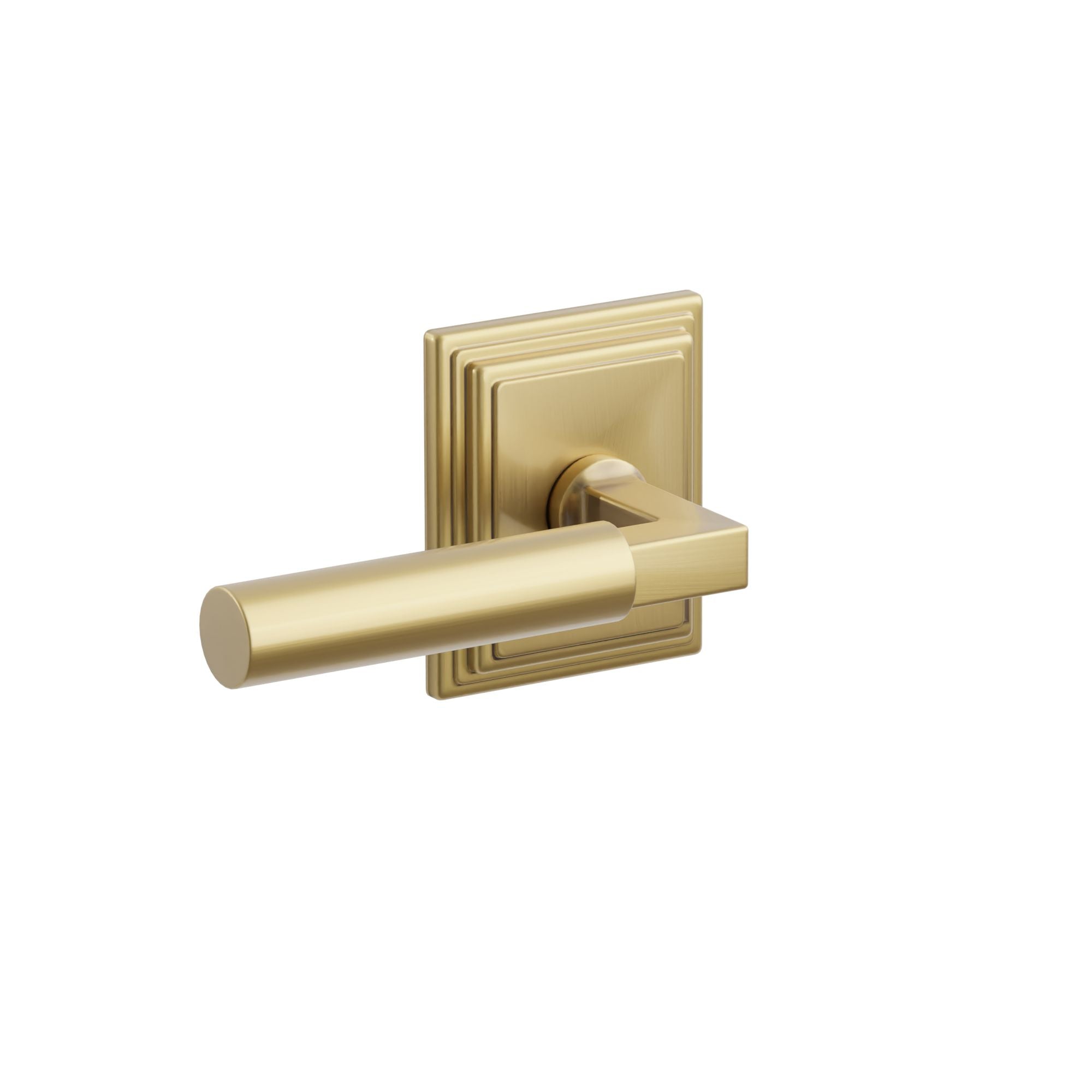 Emtek Concealed Fastener Hercules Lever Set with Wilshire Rosette