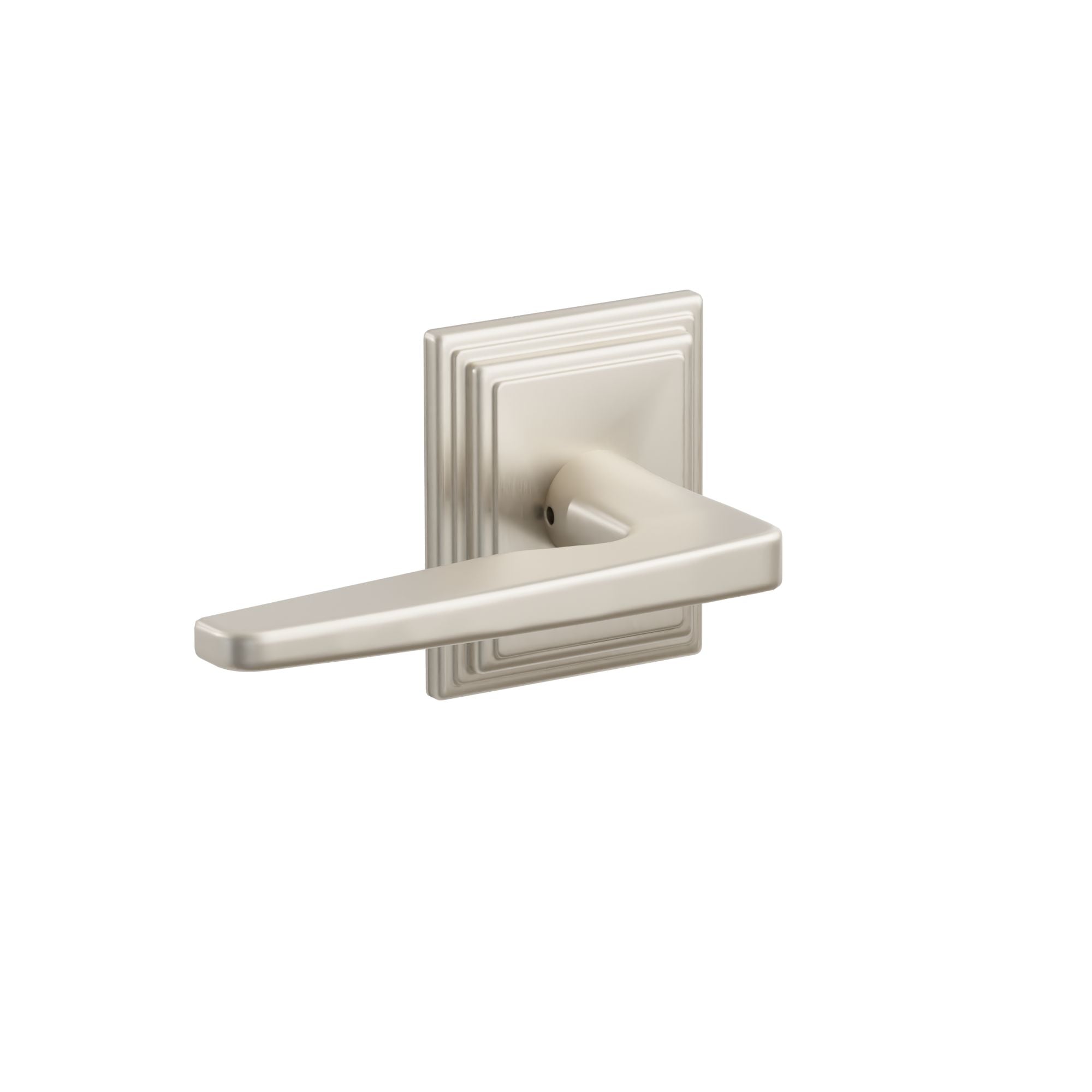 Emtek Concealed Fastener Hermes Lever Set With Wilshire Rosette