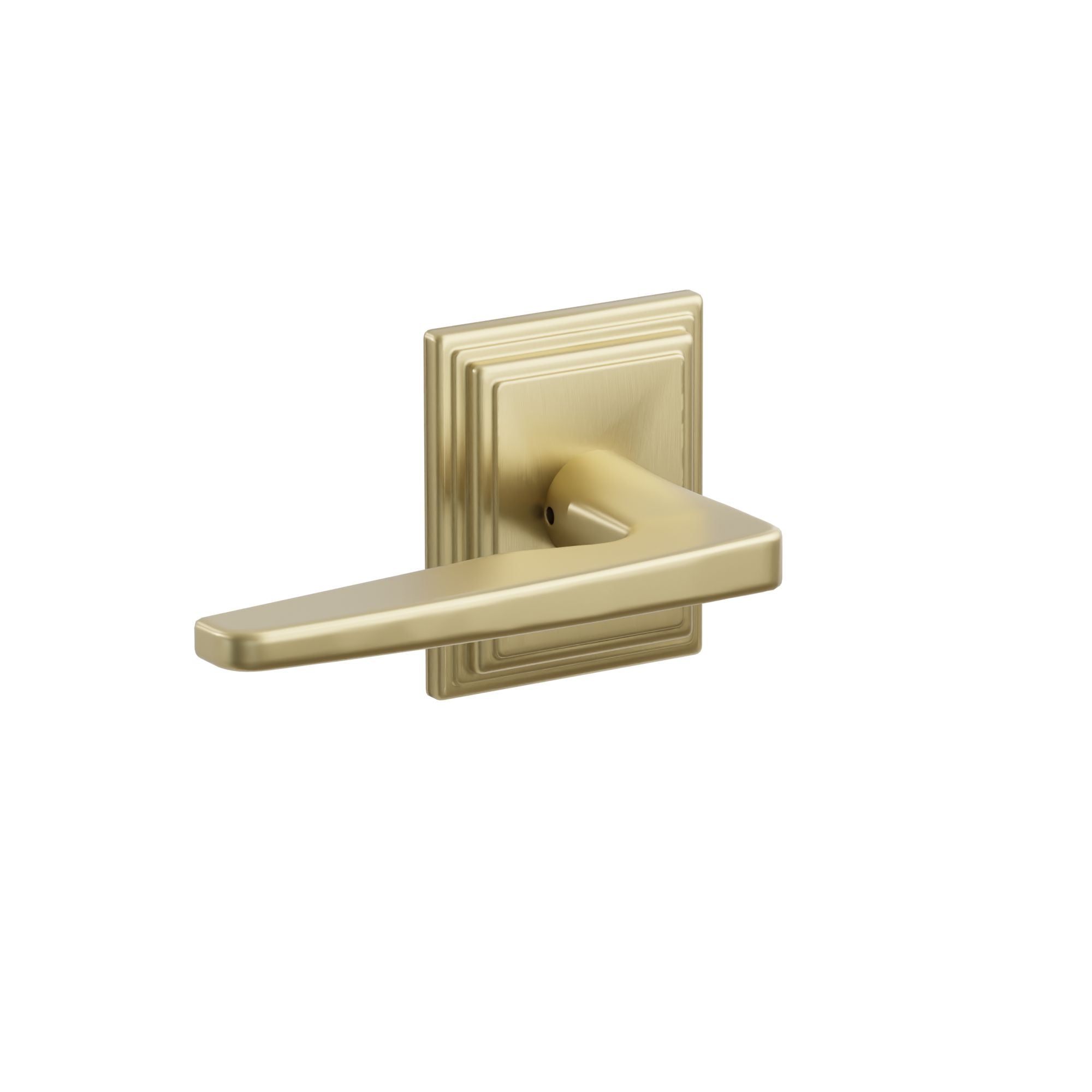 Emtek Concealed Fastener Hermes Lever Set With Wilshire Rosette