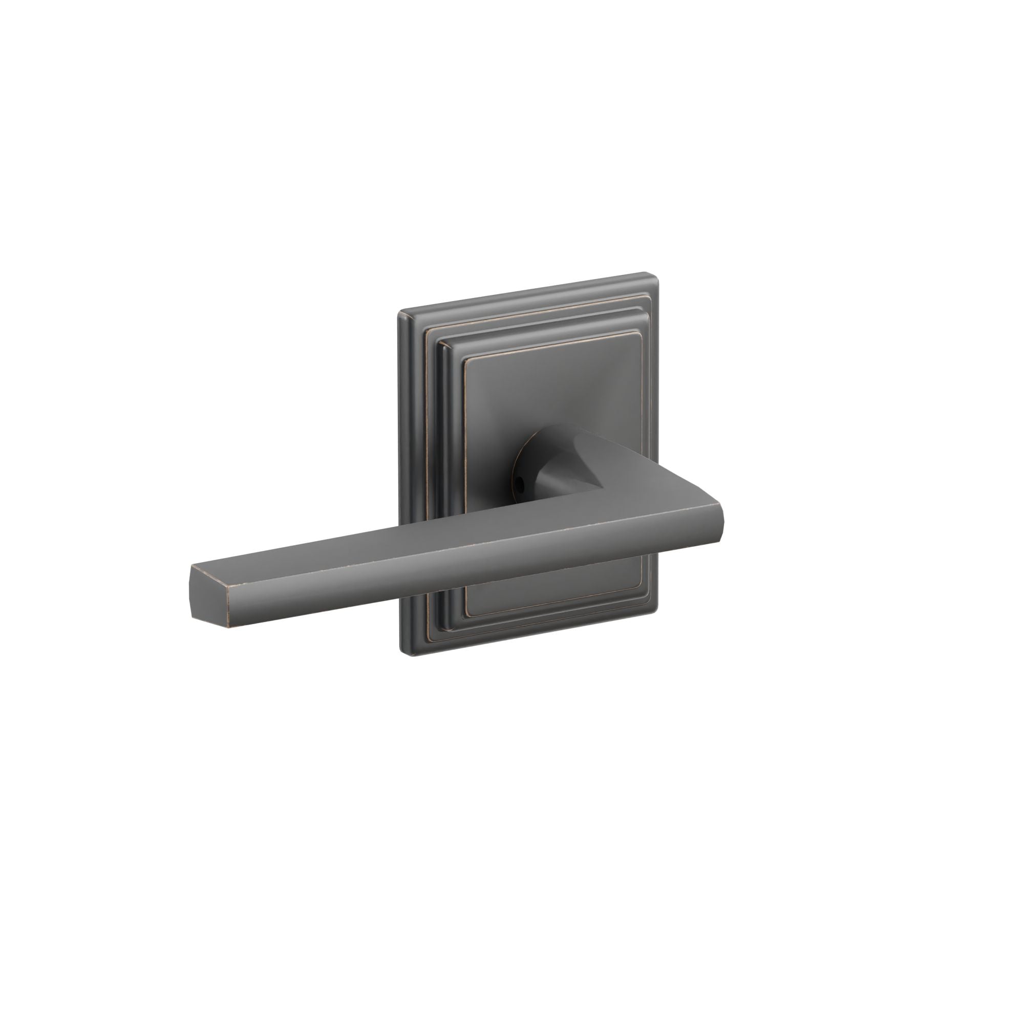 Emtek Concealed Fastener Helios Lever Set With Wilshire Rosette