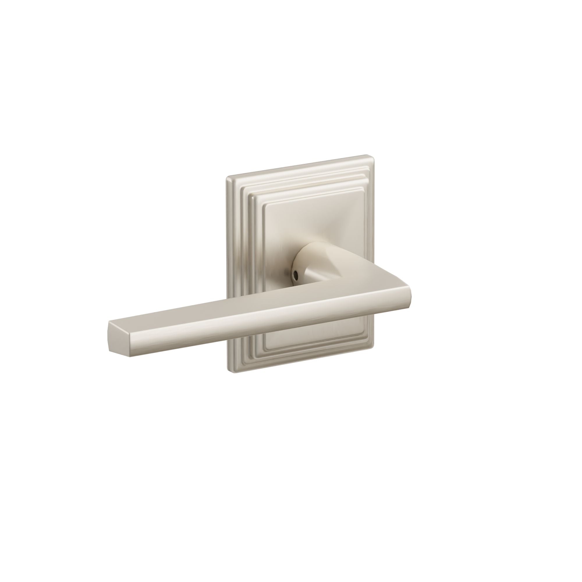 Emtek Concealed Fastener Helios Lever Set With Wilshire Rosette