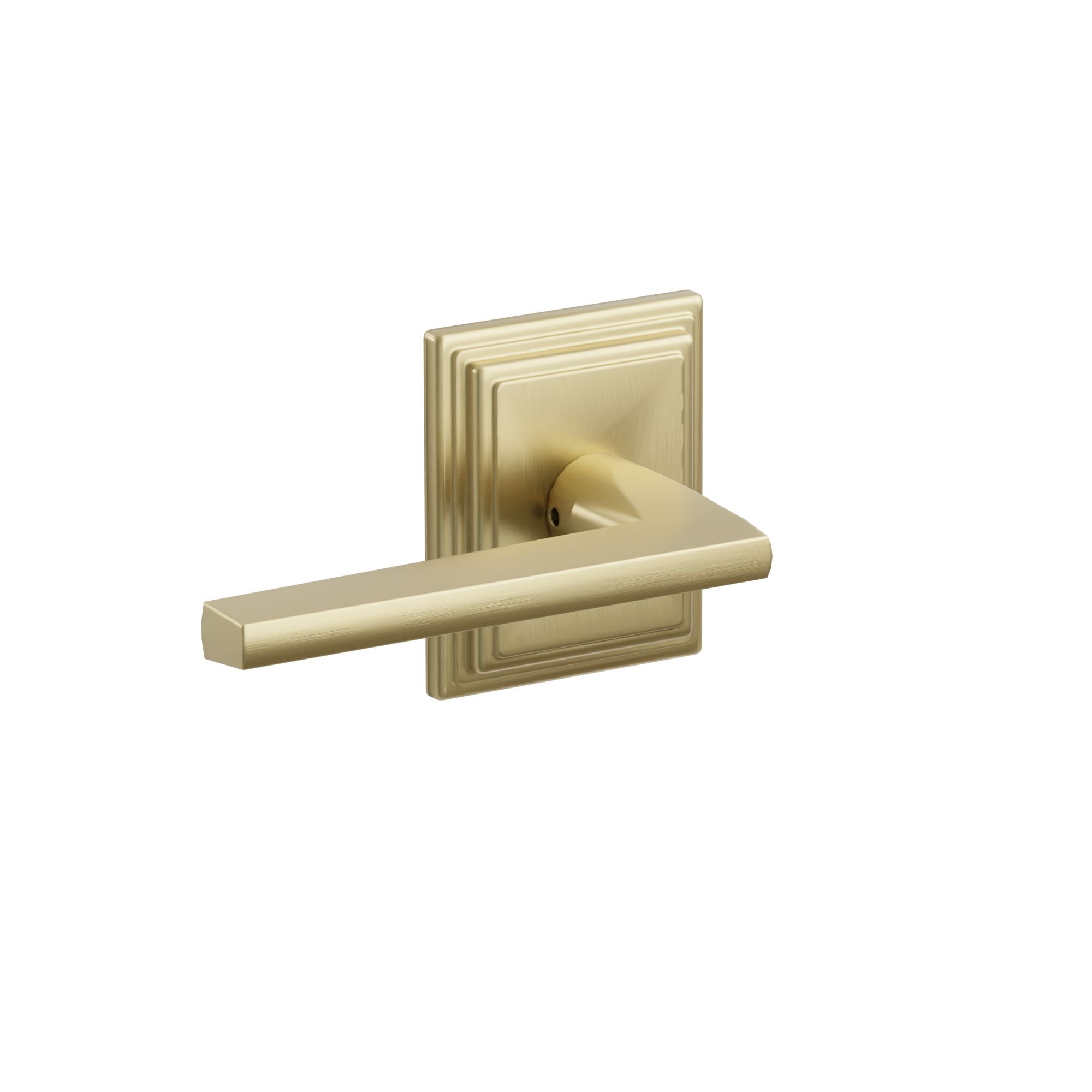 Emtek Concealed Fastener Helios Lever Set With Wilshire Rosette