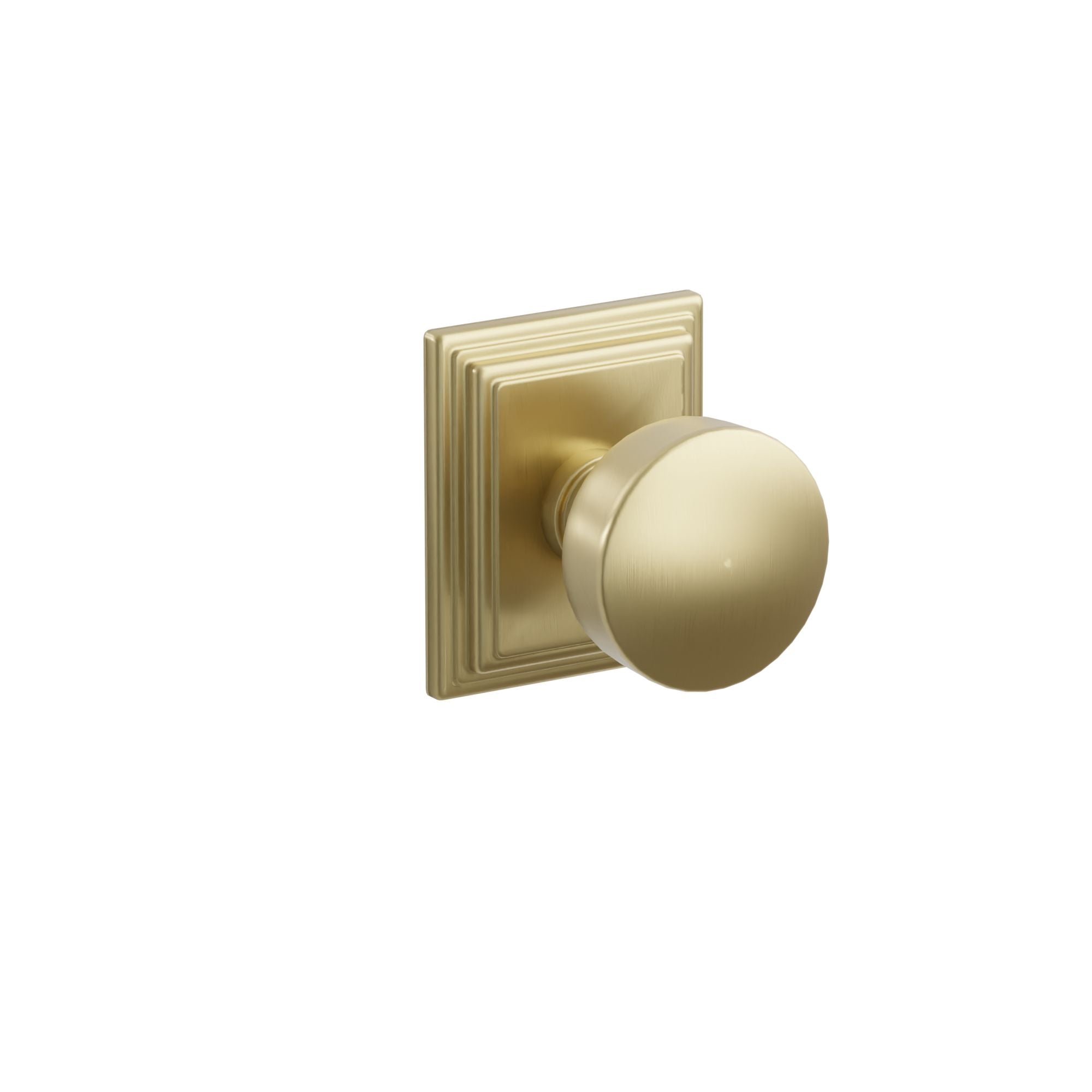 Emtek Concealed Fastener Laurent Knob Set With Wilshire Rosette