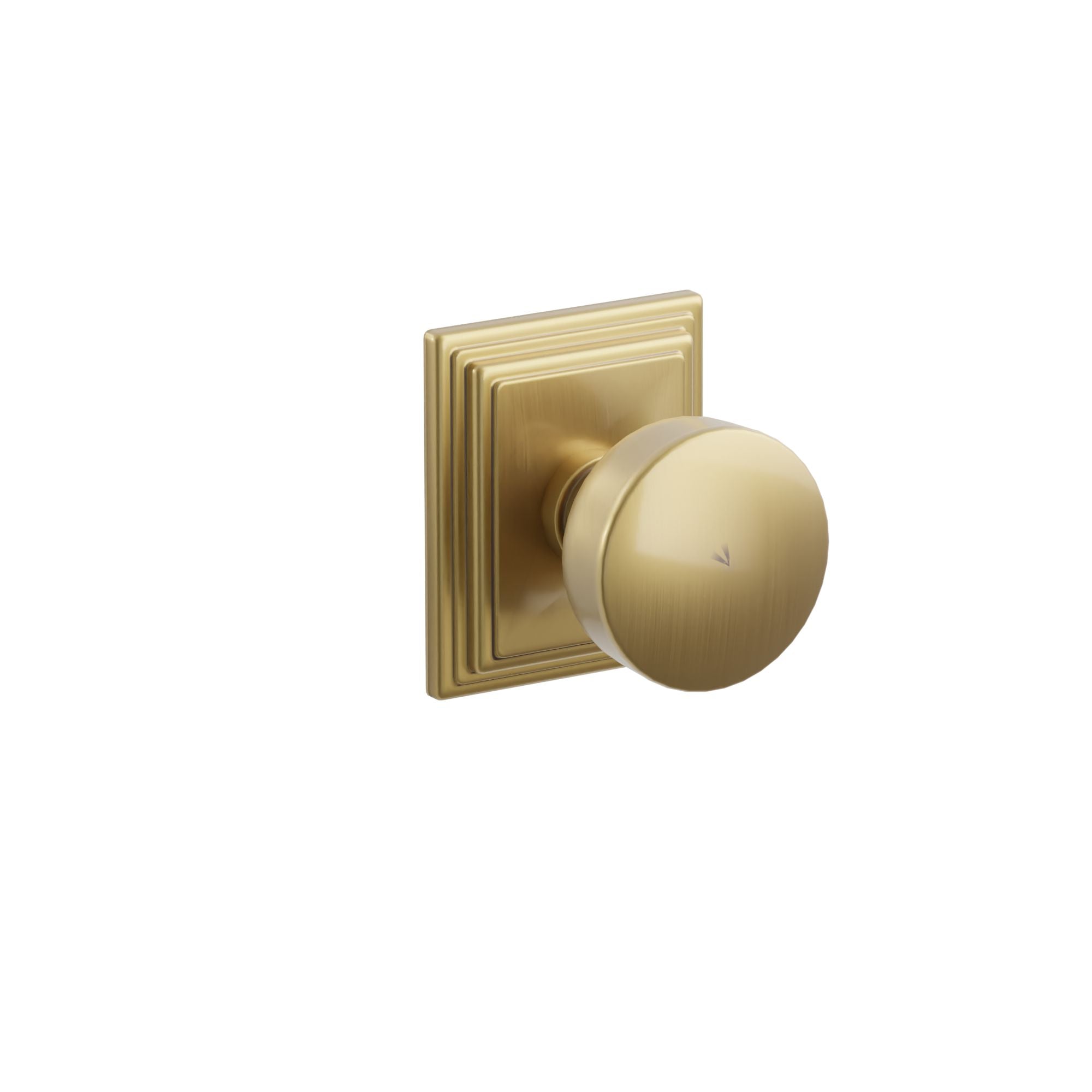 Emtek Concealed Fastener Laurent Knob Set With Wilshire Rosette