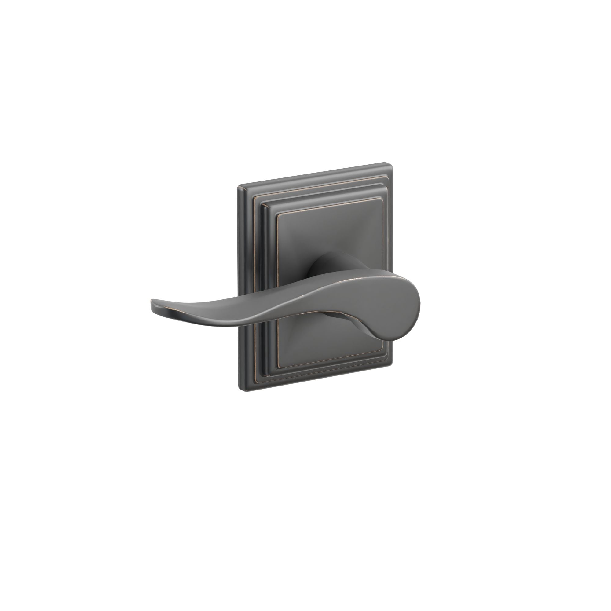 Emtek Concealed Fastener Luzern Lever Set With Wilshire Rosette