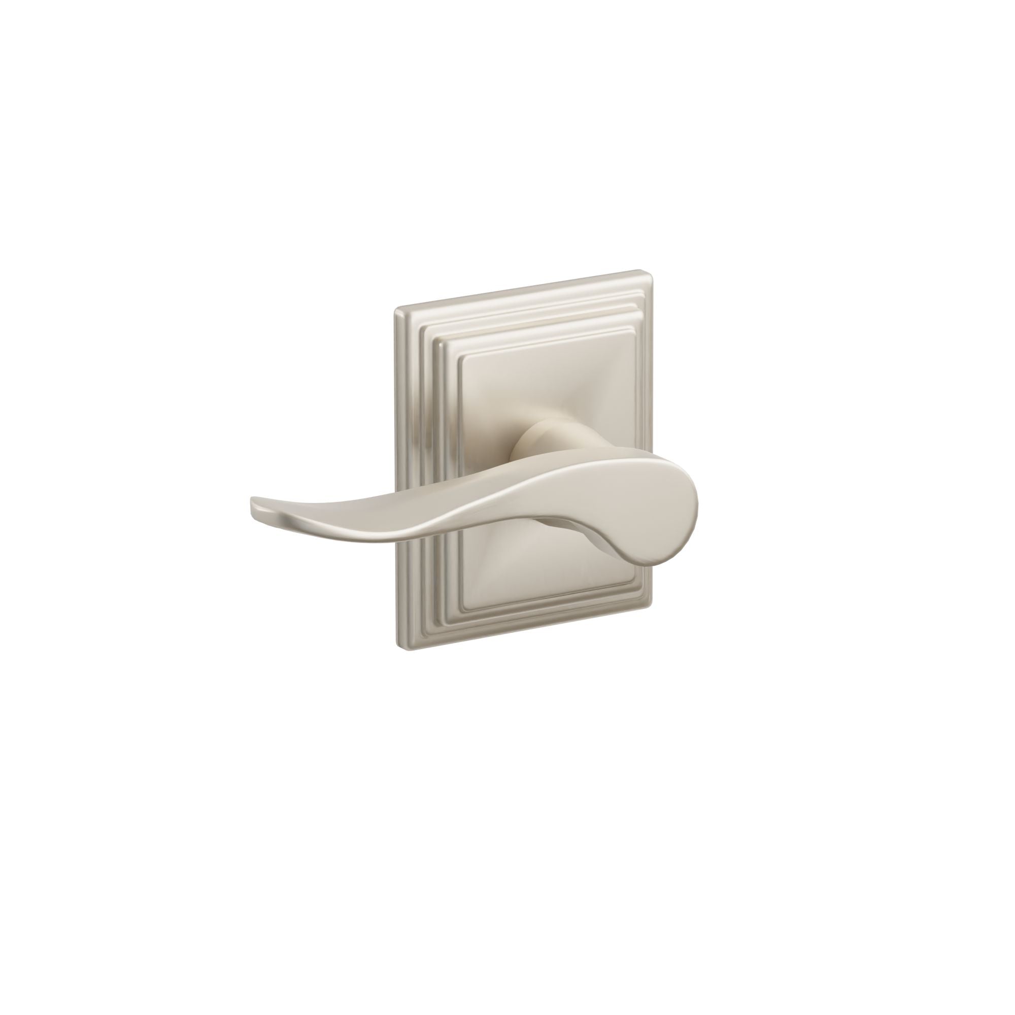 Emtek Concealed Fastener Luzern Lever Set With Wilshire Rosette