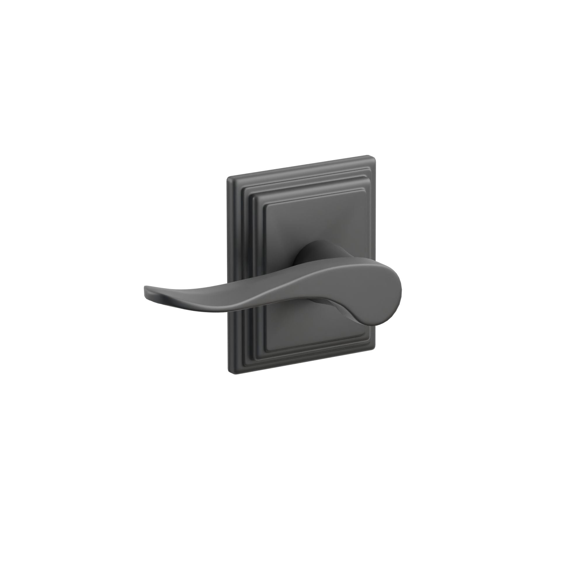 Emtek Concealed Fastener Luzern Lever Set With Wilshire Rosette