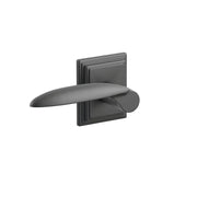 Emtek Concealed Fastener Mercury Lever Set With Wilshire Rosette