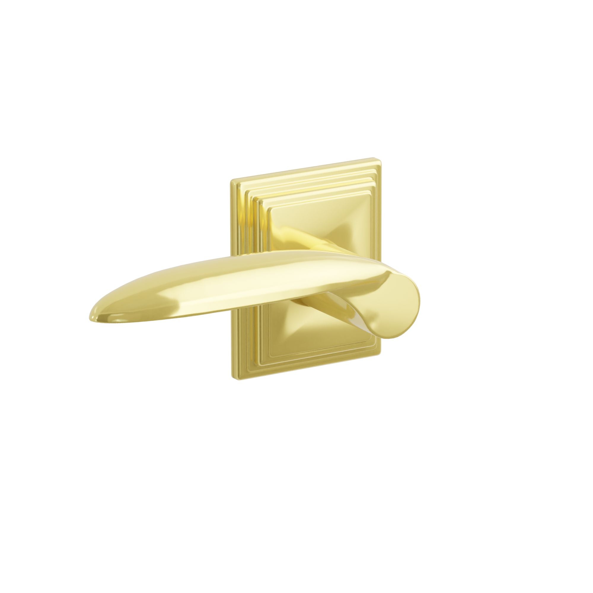 Emtek Concealed Fastener Mercury Lever Set With Wilshire Rosette