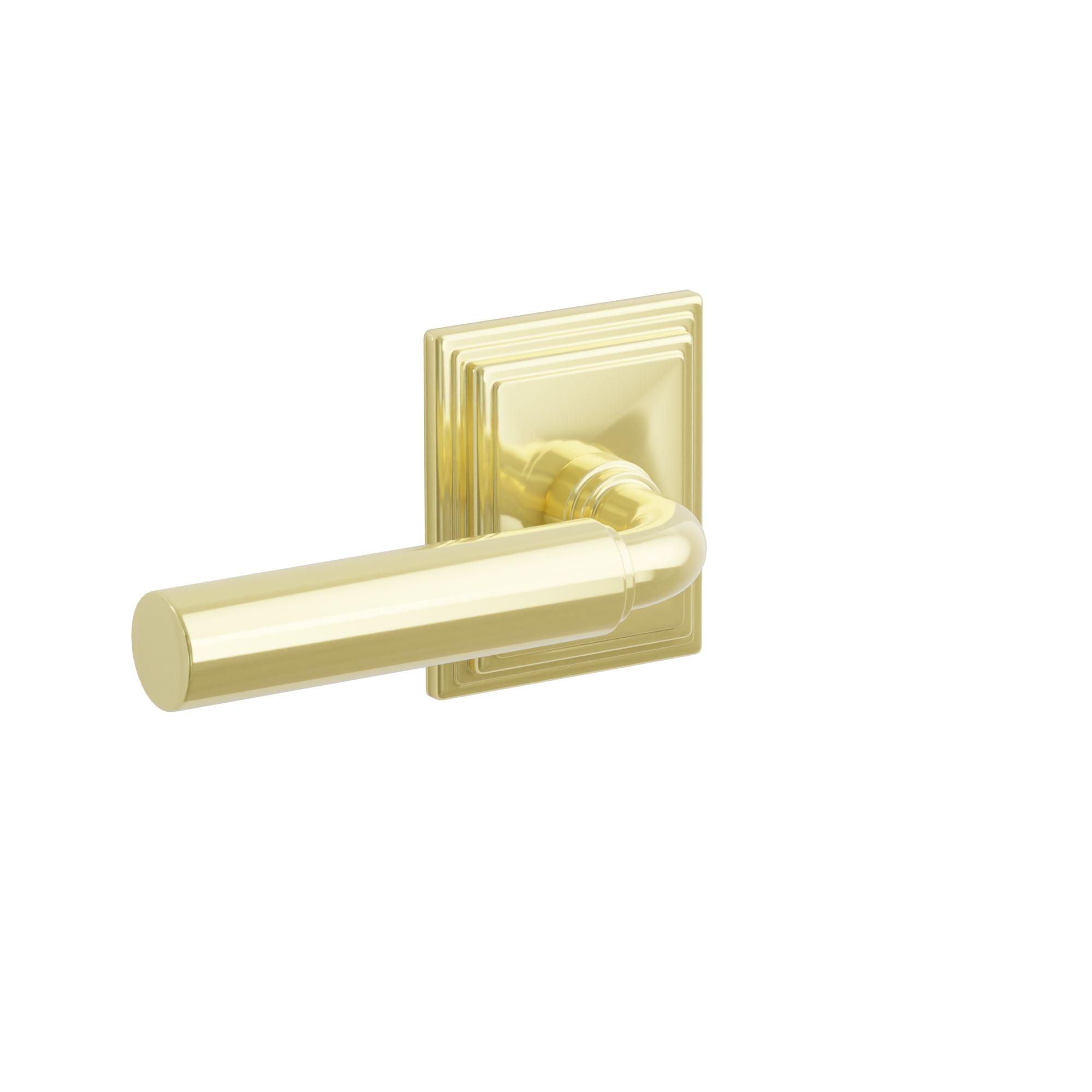 Emtek Merrimack Lever Set with Wilshire Rosette