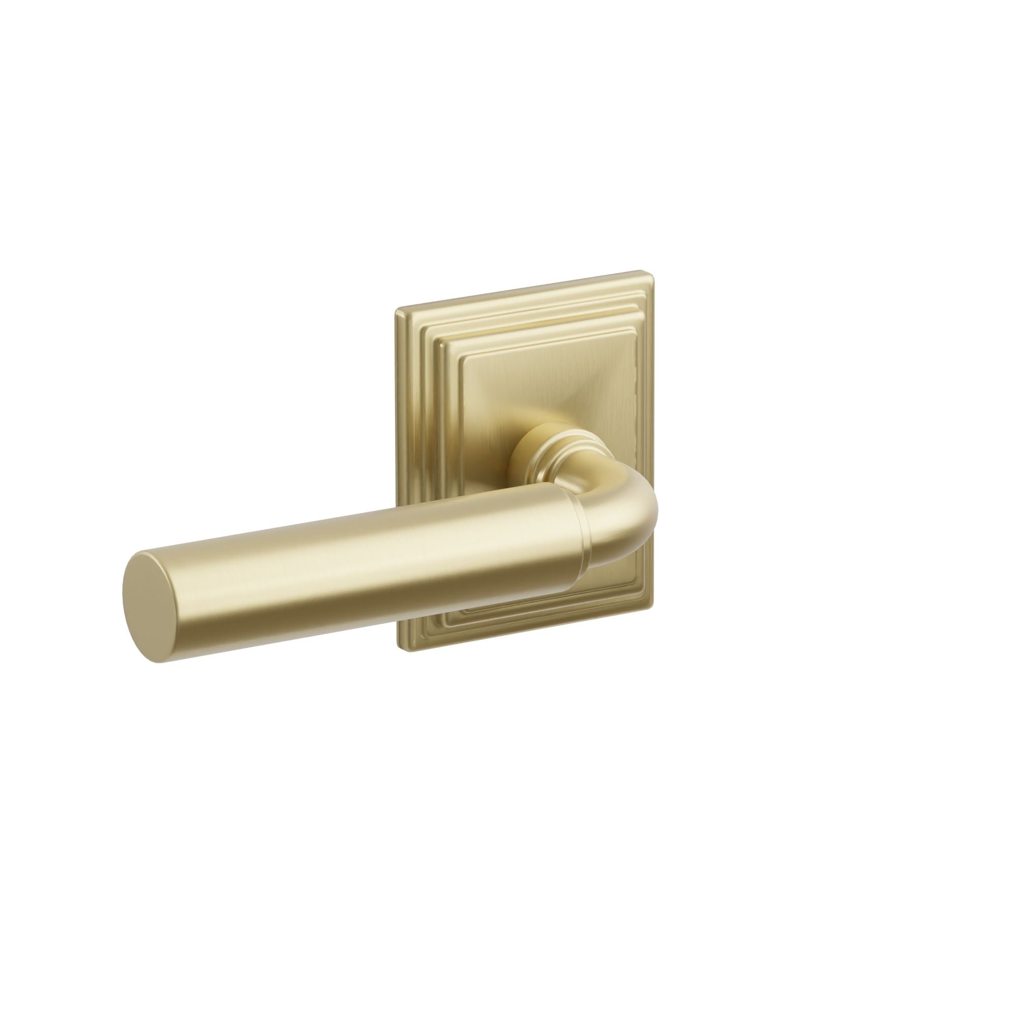 Emtek Concealed Fastener Manning Lever Set With Wilshire Rosette