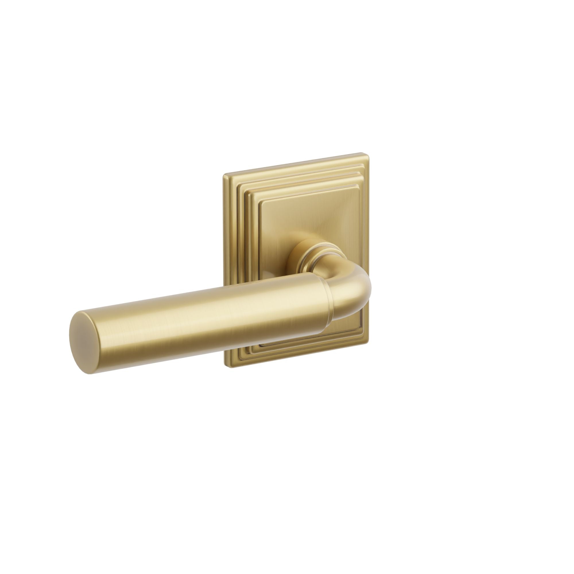 Emtek Merrimack Lever Set with Wilshire Rosette