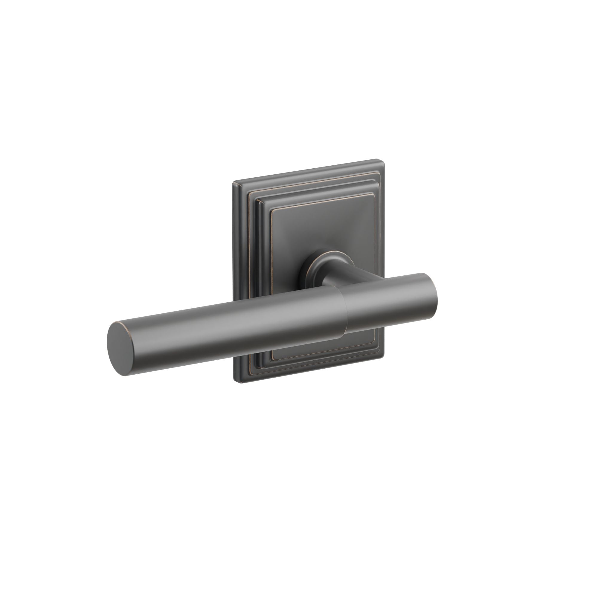 Emtek Concealed Fastener Myles Lever Set With Wilshire Rosette