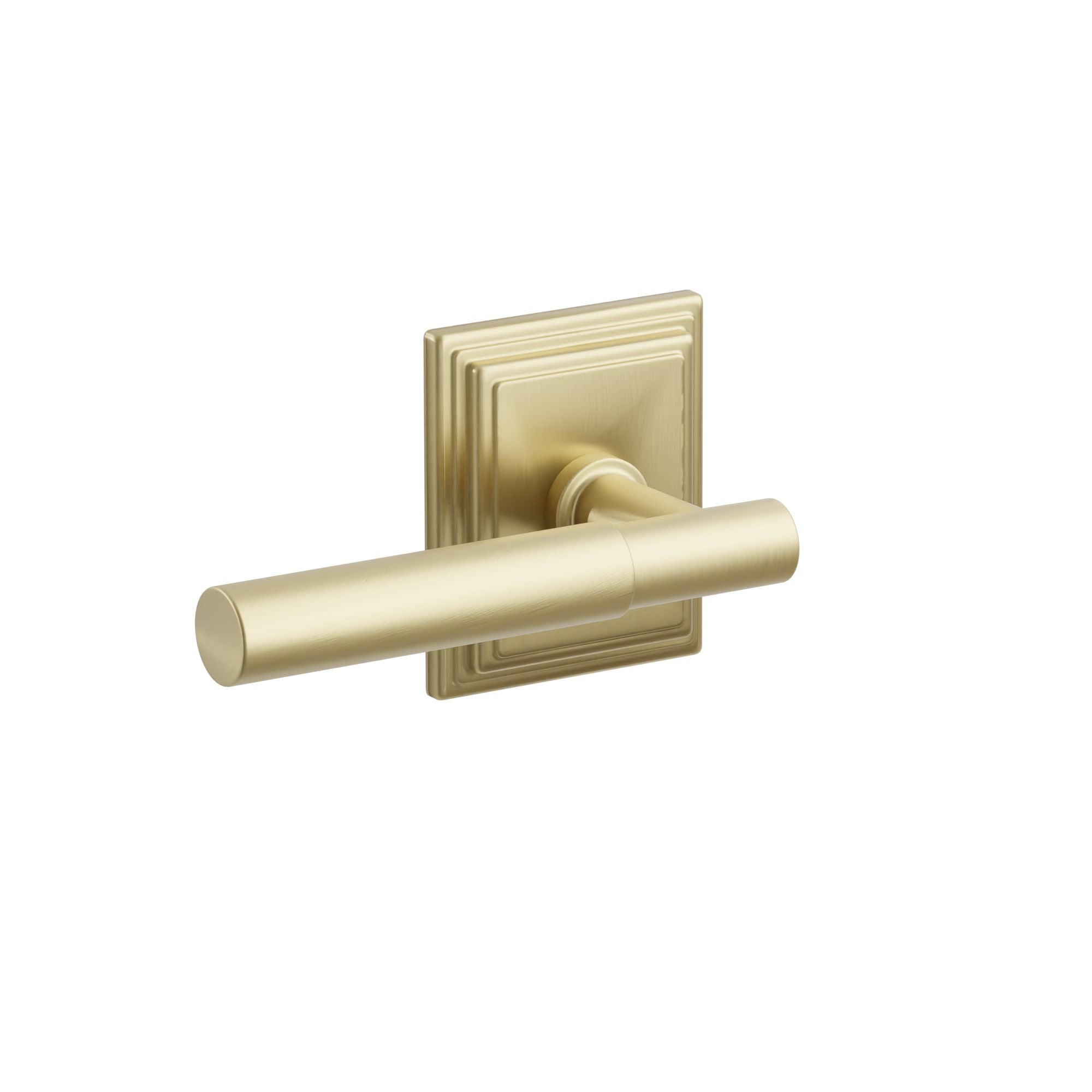 Emtek Concealed Fastener Myles Lever Set With Wilshire Rosette