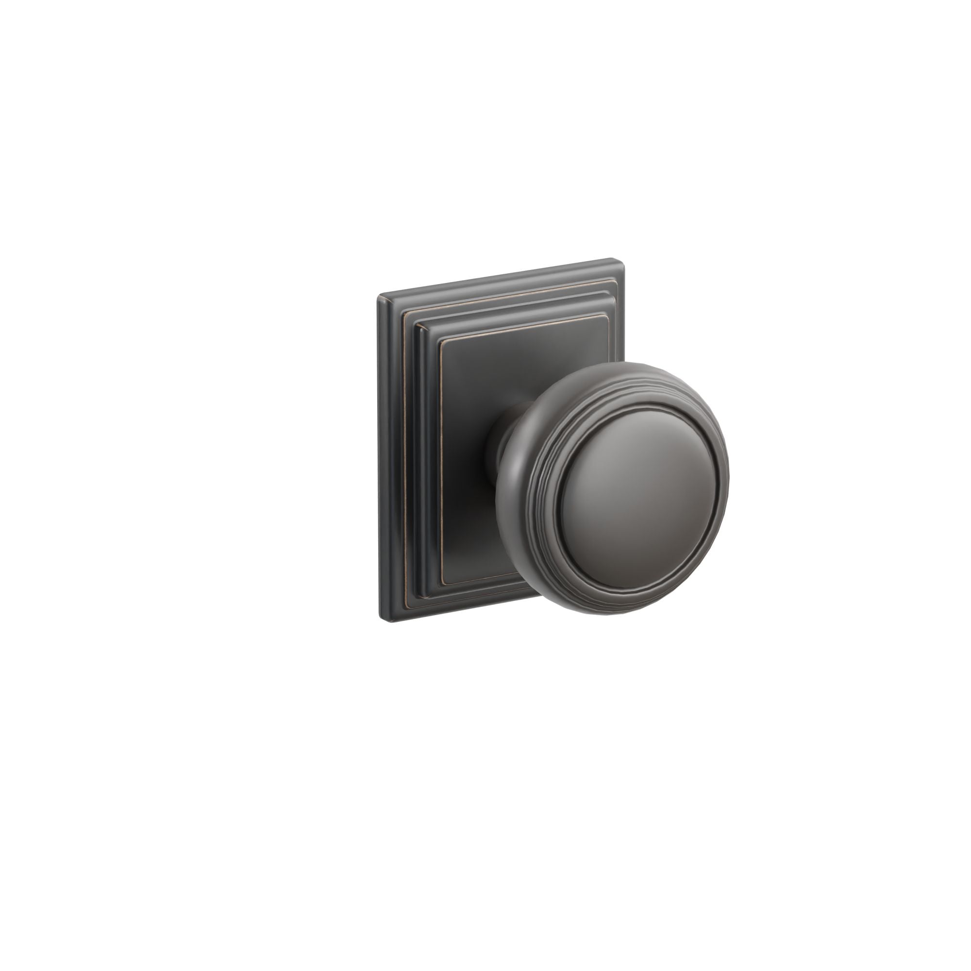Emtek Concealed Fastener Norwich Knob Set With Wilshire Rosette