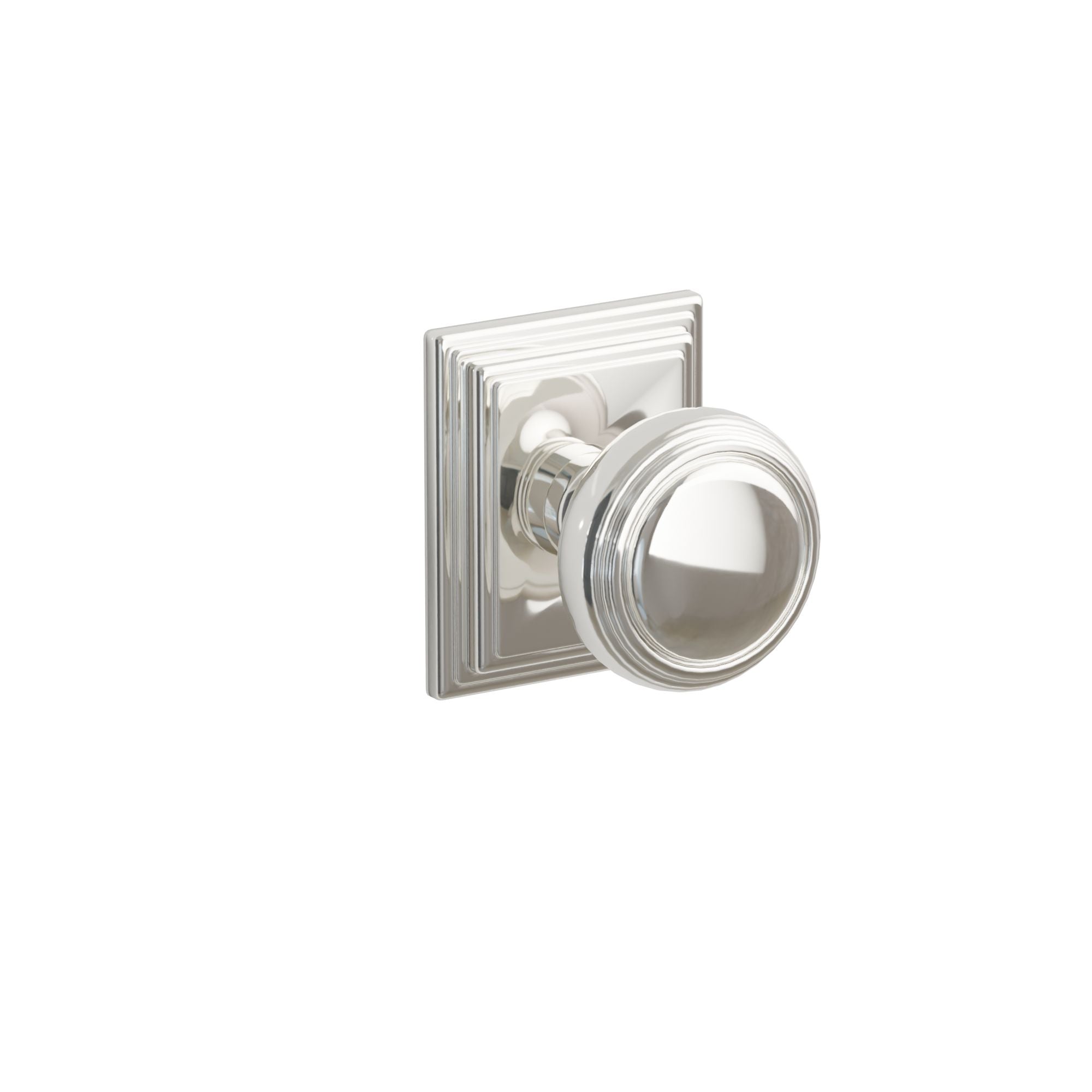 Emtek Concealed Fastener Norwich Knob Set With Wilshire Rosette