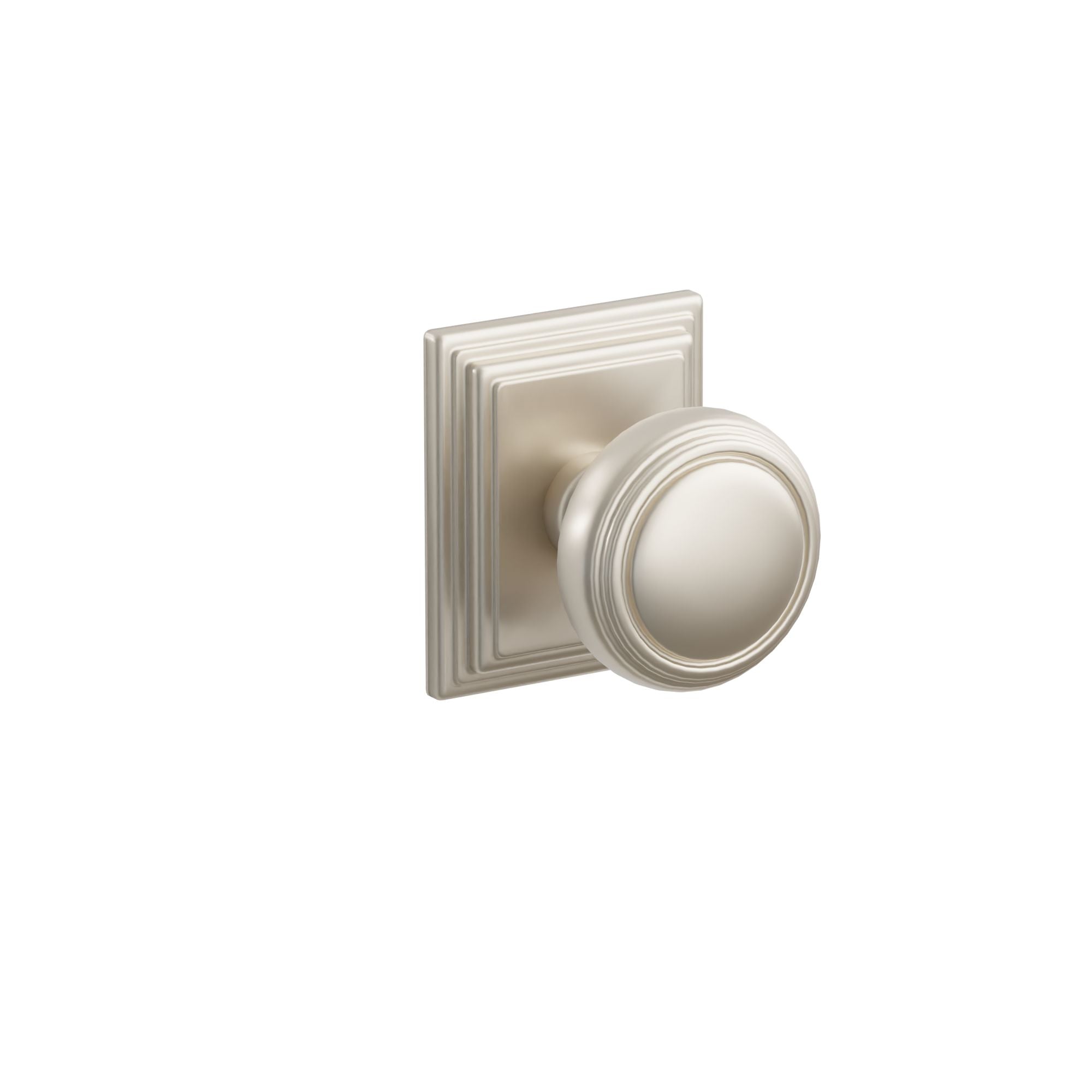 Emtek Concealed Fastener Norwich Knob Set With Wilshire Rosette