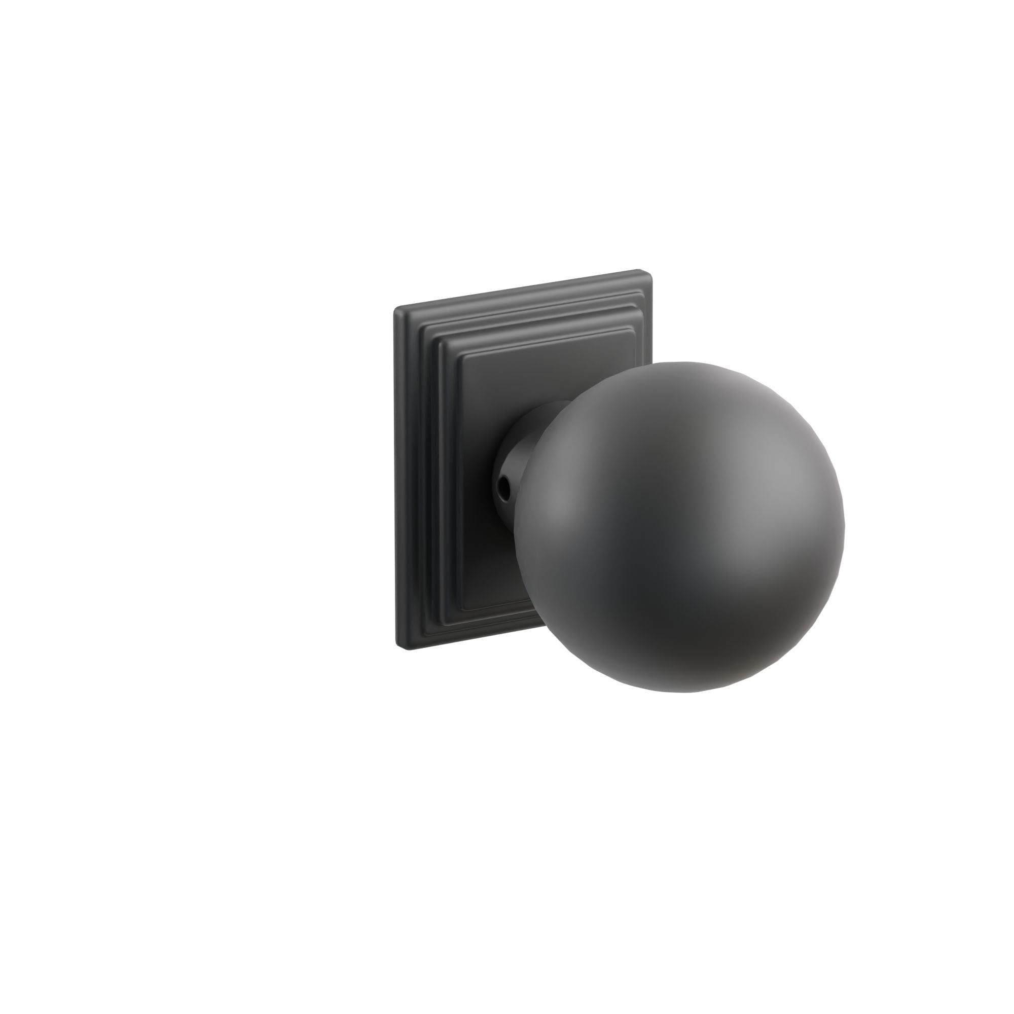 Emtek Orb Knob Set with Wilshire Rosette