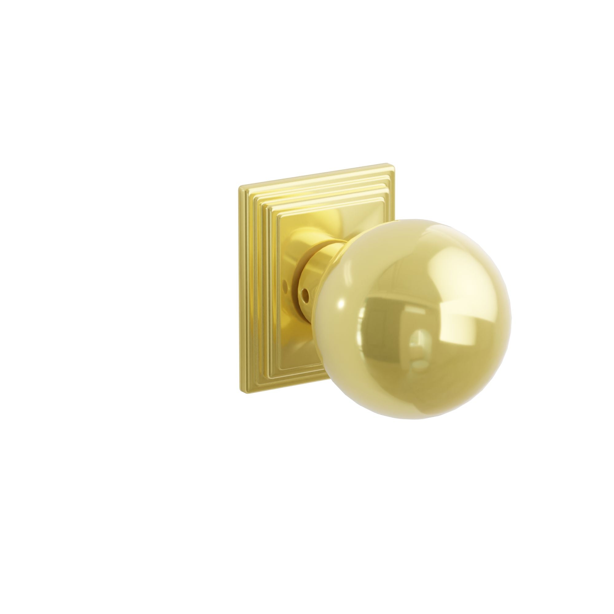 Emtek Orb Knob Set with Wilshire Rosette