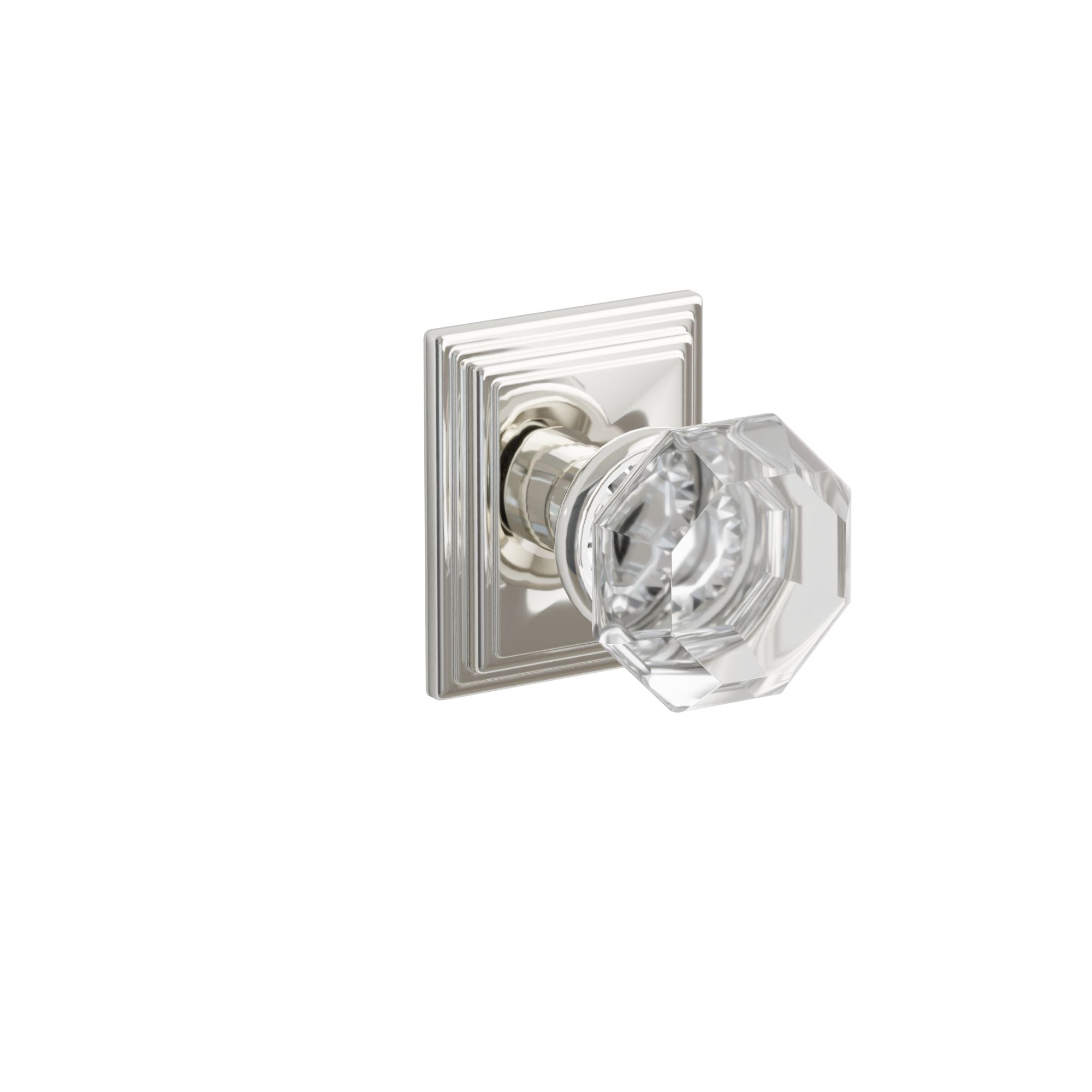 Emtek Concealed Fastener Old Town Knob Set With Wilshire Rosette