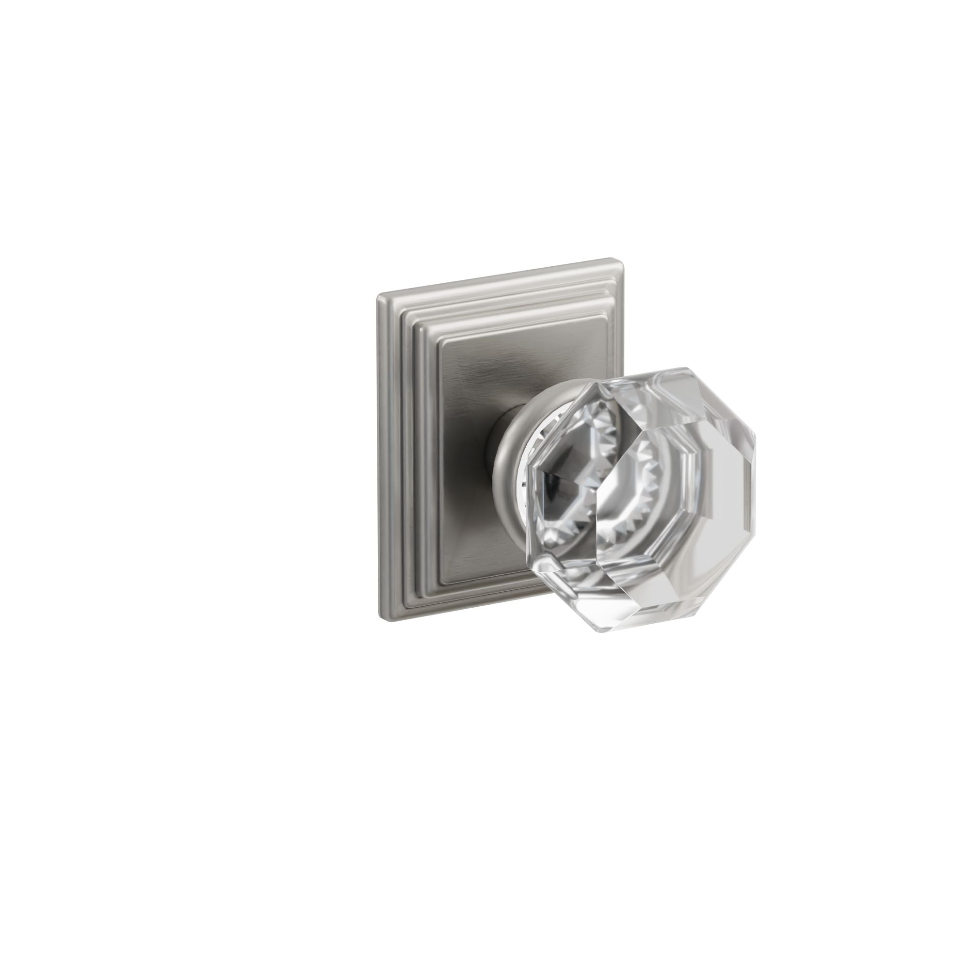 Emtek Old Town Knob Set with Wilshire Rosette