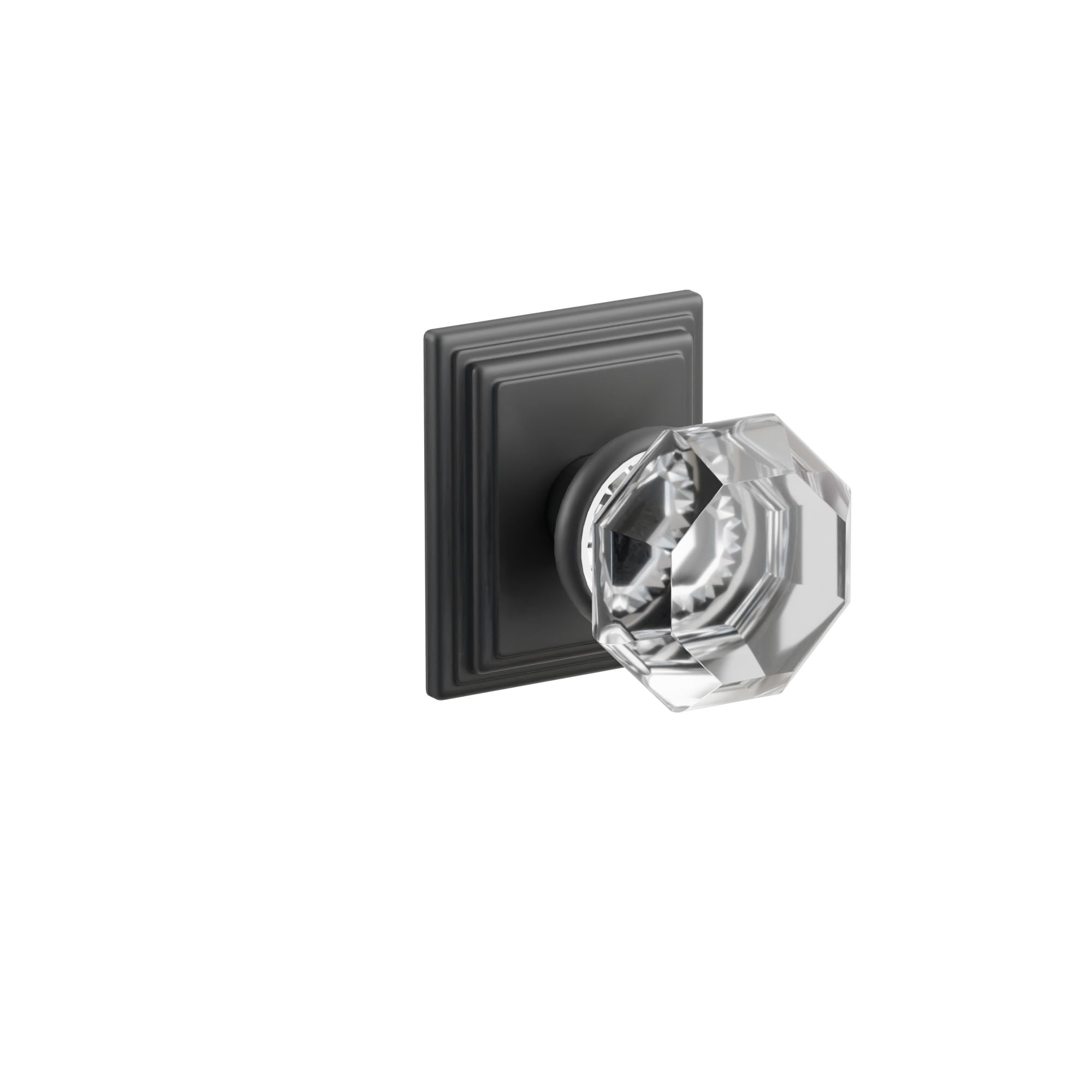 Emtek Concealed Fastener Old Town Knob Set With Wilshire Rosette