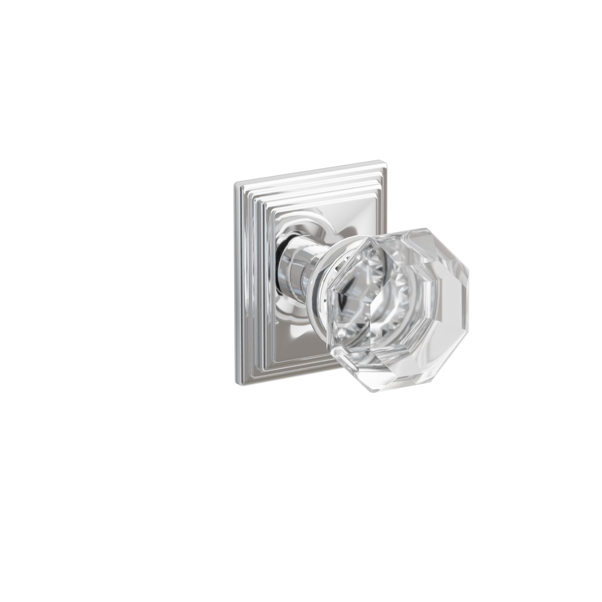 Emtek Concealed Fastener Old Town Knob Set With Wilshire Rosette