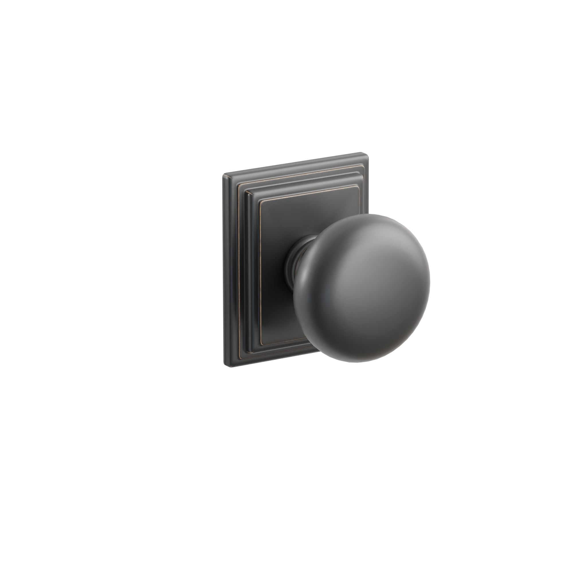 Emtek Concealed Fastener Providence Knob Set With Wilshire Rosette