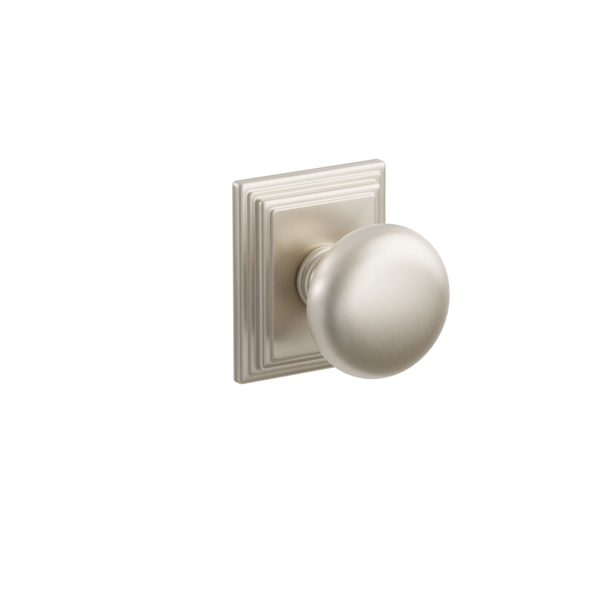 Emtek Concealed Fastener Providence Knob Set With Wilshire Rosette