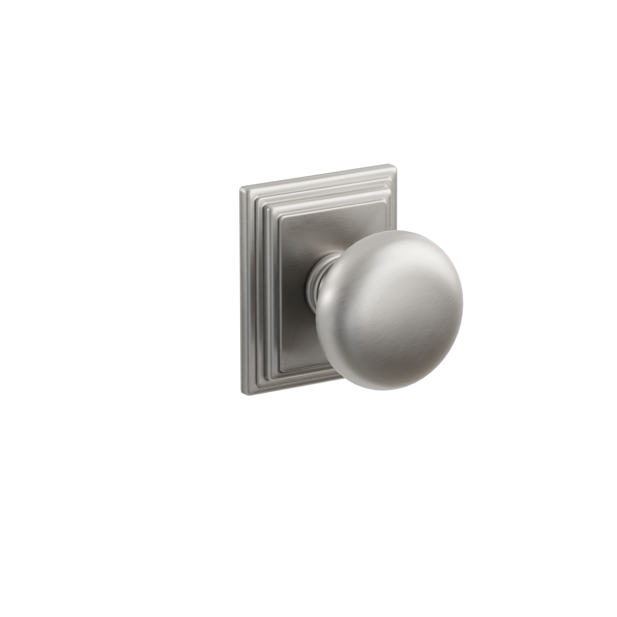 Emtek Concealed Fastener Providence Knob Set With Wilshire Rosette