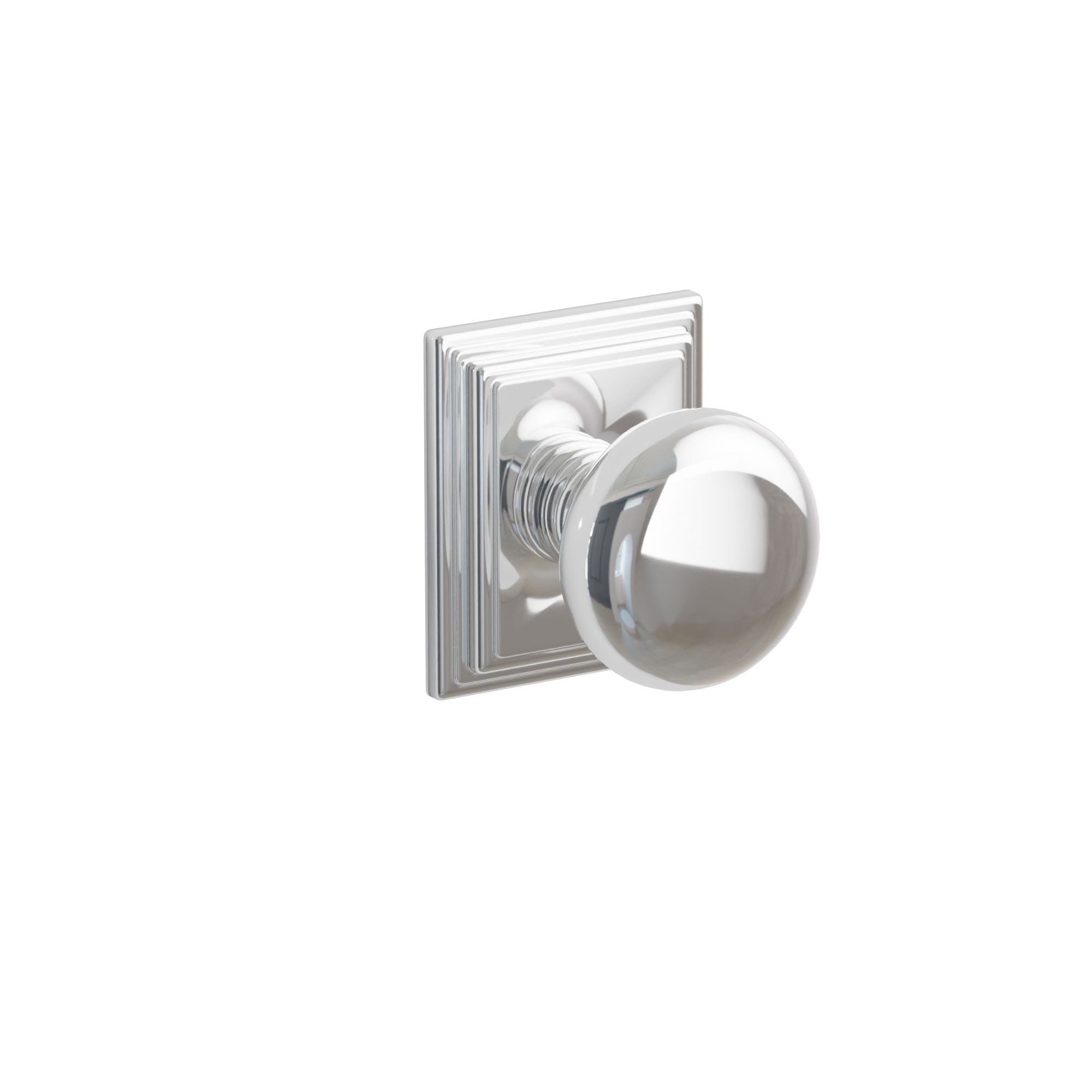 Emtek Concealed Fastener Providence Knob Set With Wilshire Rosette