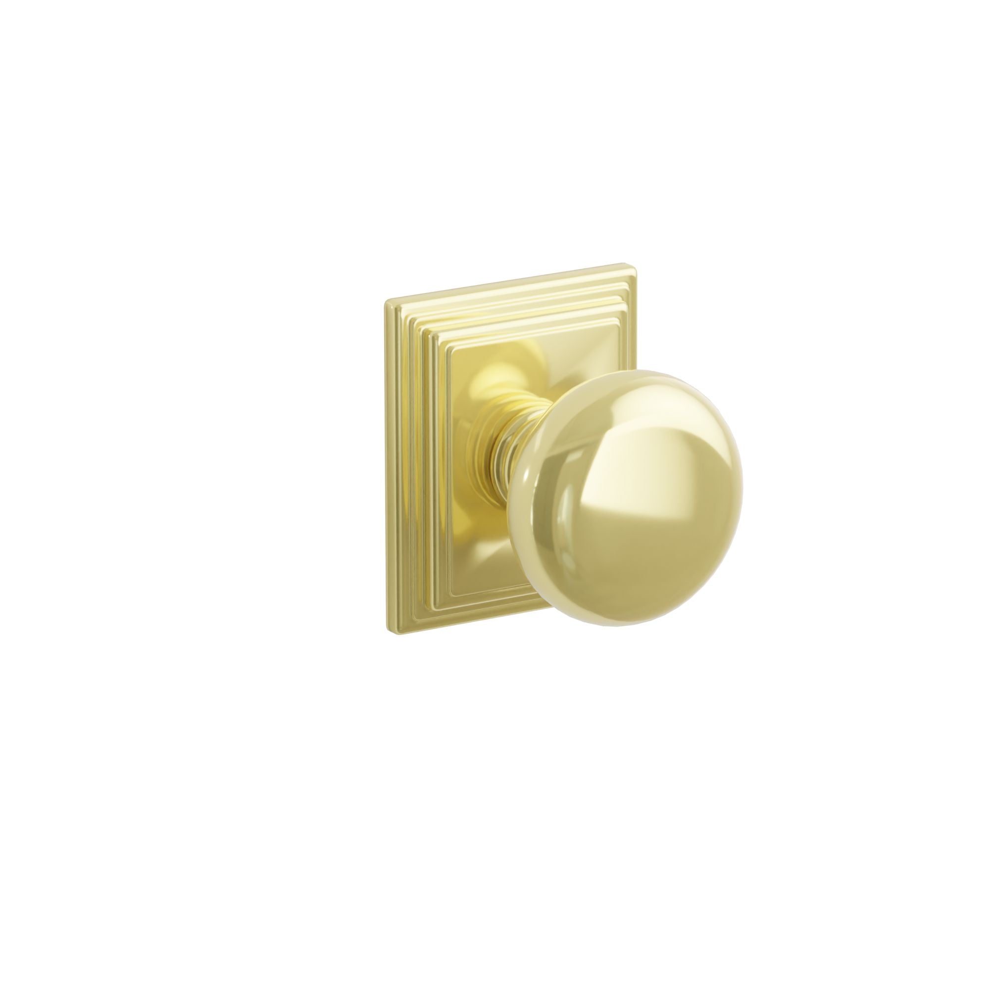 Emtek Concealed Fastener Providence Knob Set With Wilshire Rosette