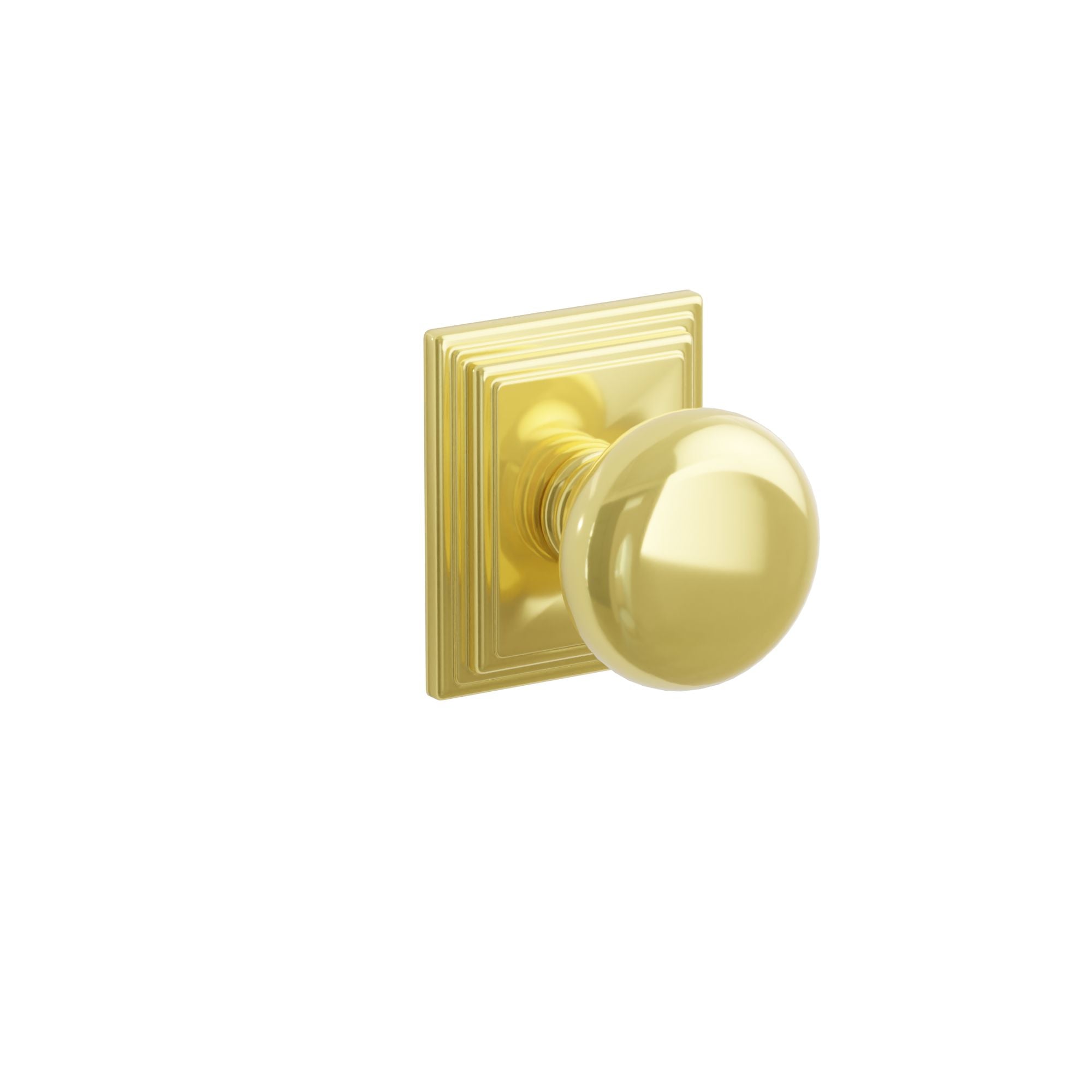 Emtek Concealed Fastener Providence Knob Set With Wilshire Rosette