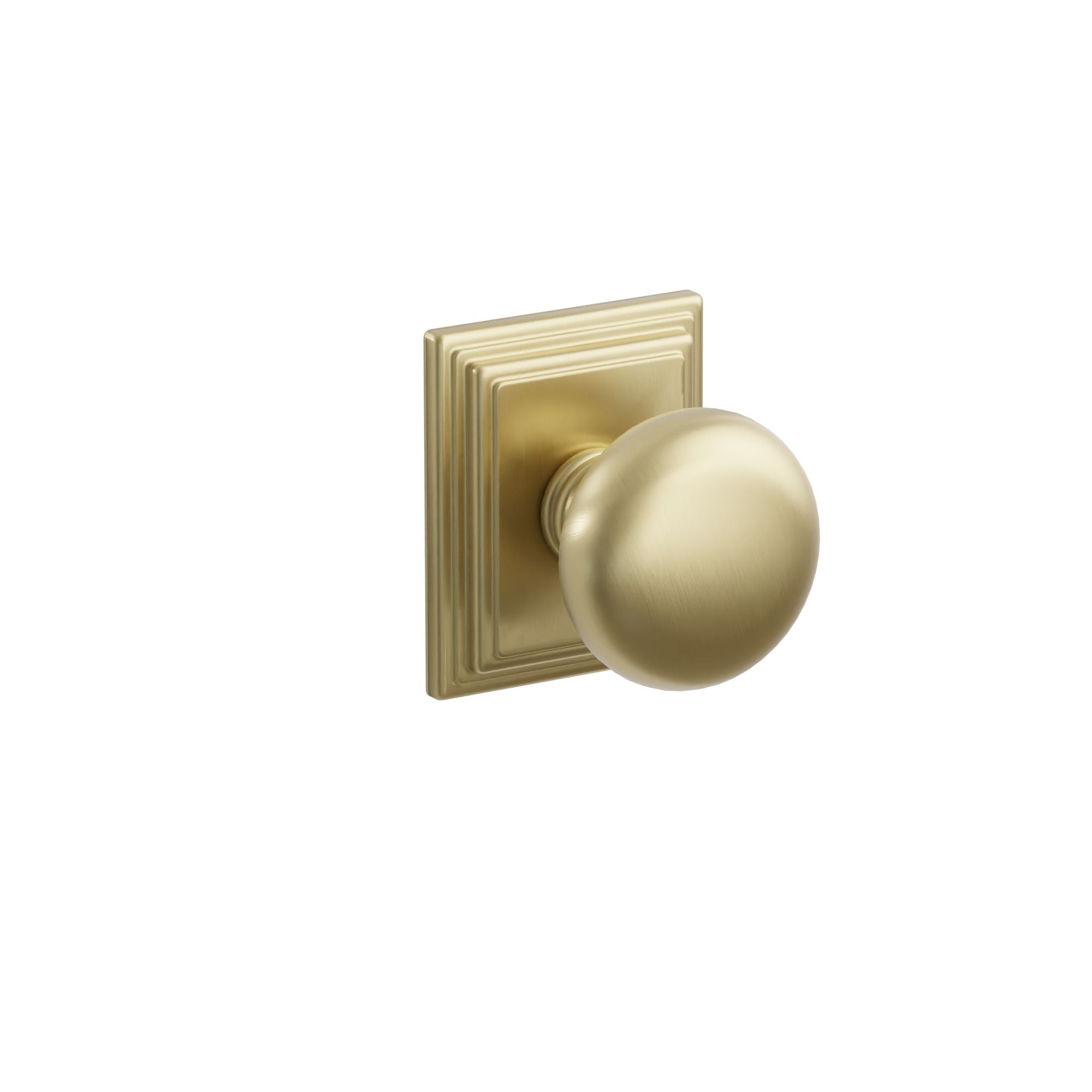 Emtek Concealed Fastener Providence Knob Set With Wilshire Rosette