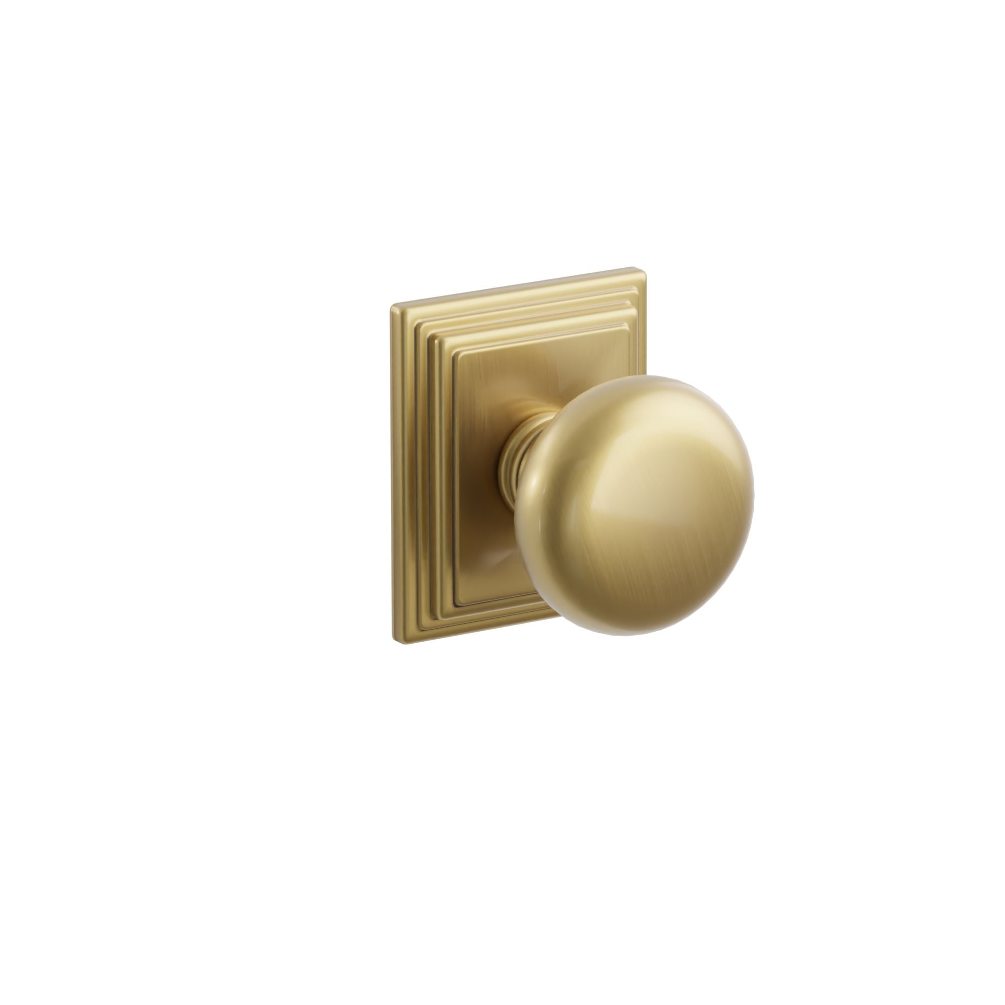 Emtek Concealed Fastener Providence Knob Set With Wilshire Rosette