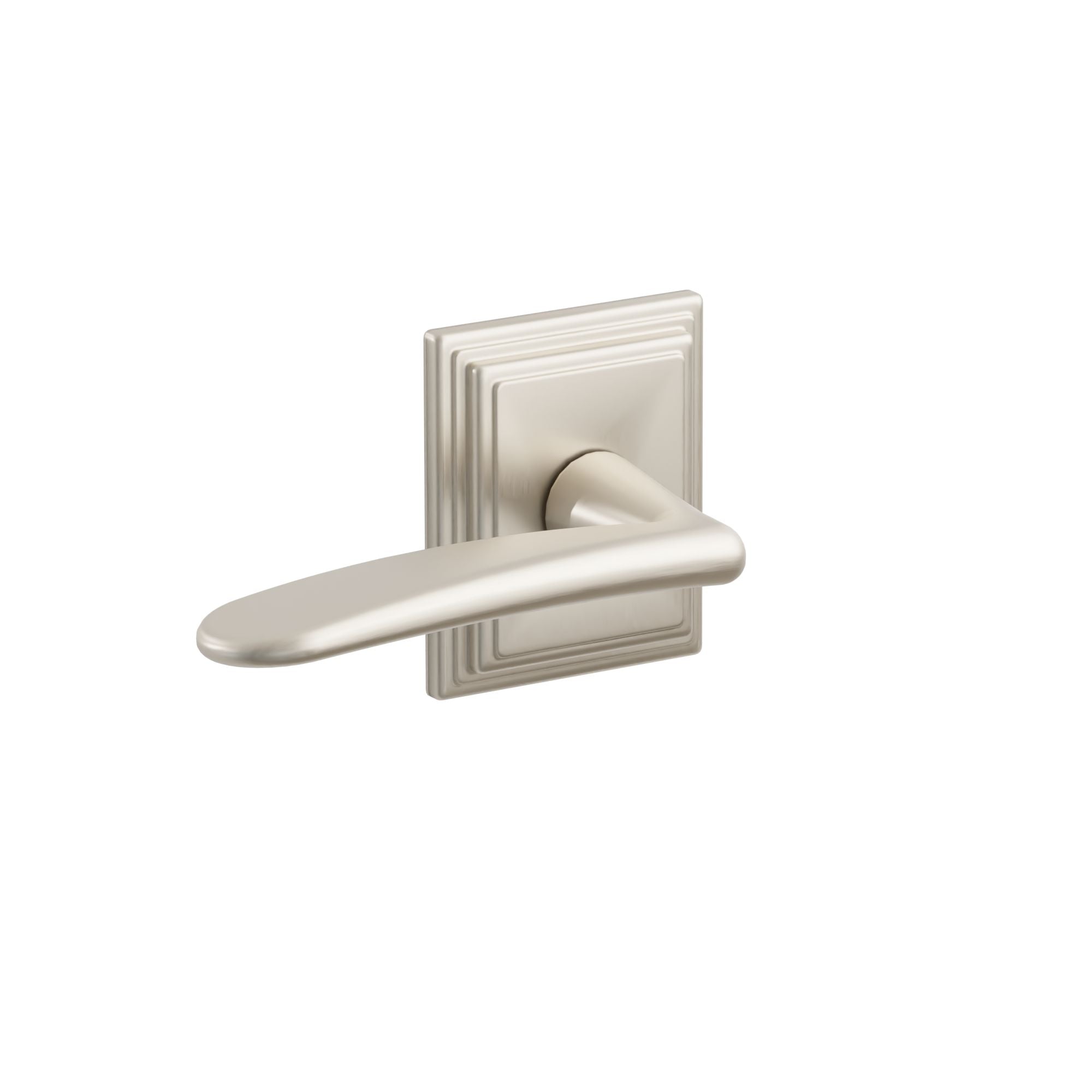 Emtek Concealed Fastener Poseidon Lever Set With Wilshire Rosette
