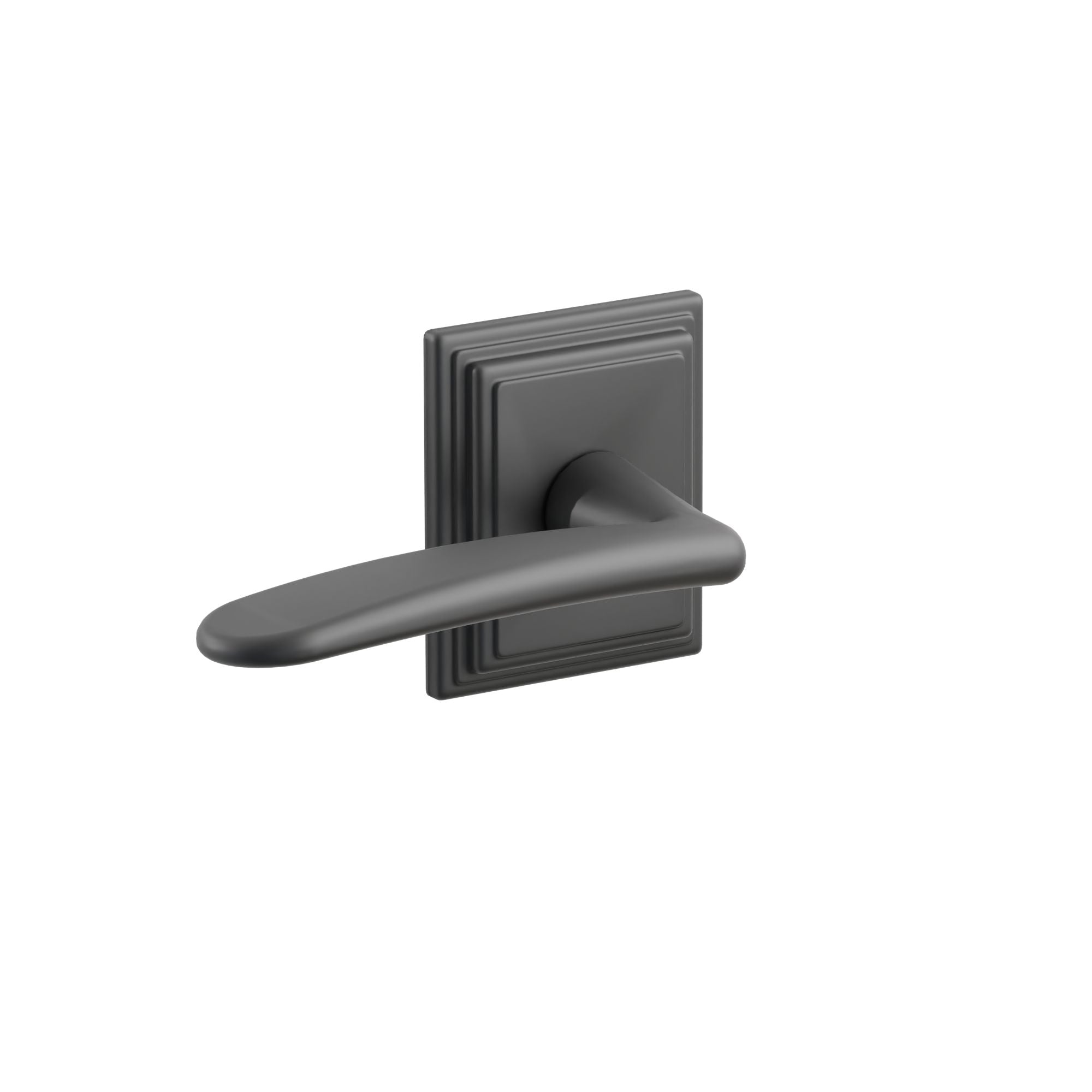 Emtek Concealed Fastener Poseidon Lever Set With Wilshire Rosette