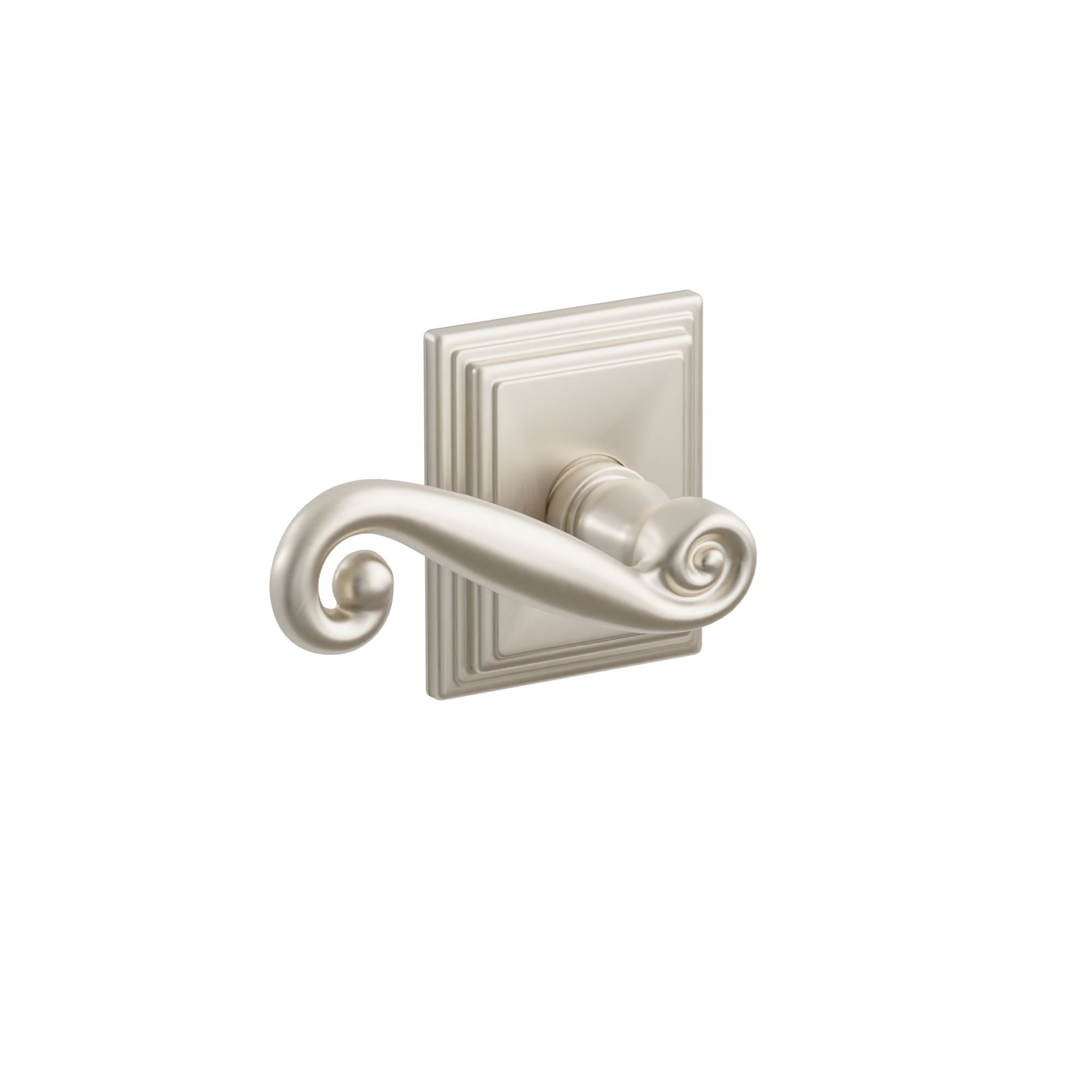 Emtek Concealed Fastener Rustic Lever Set With Wilshire Rosette