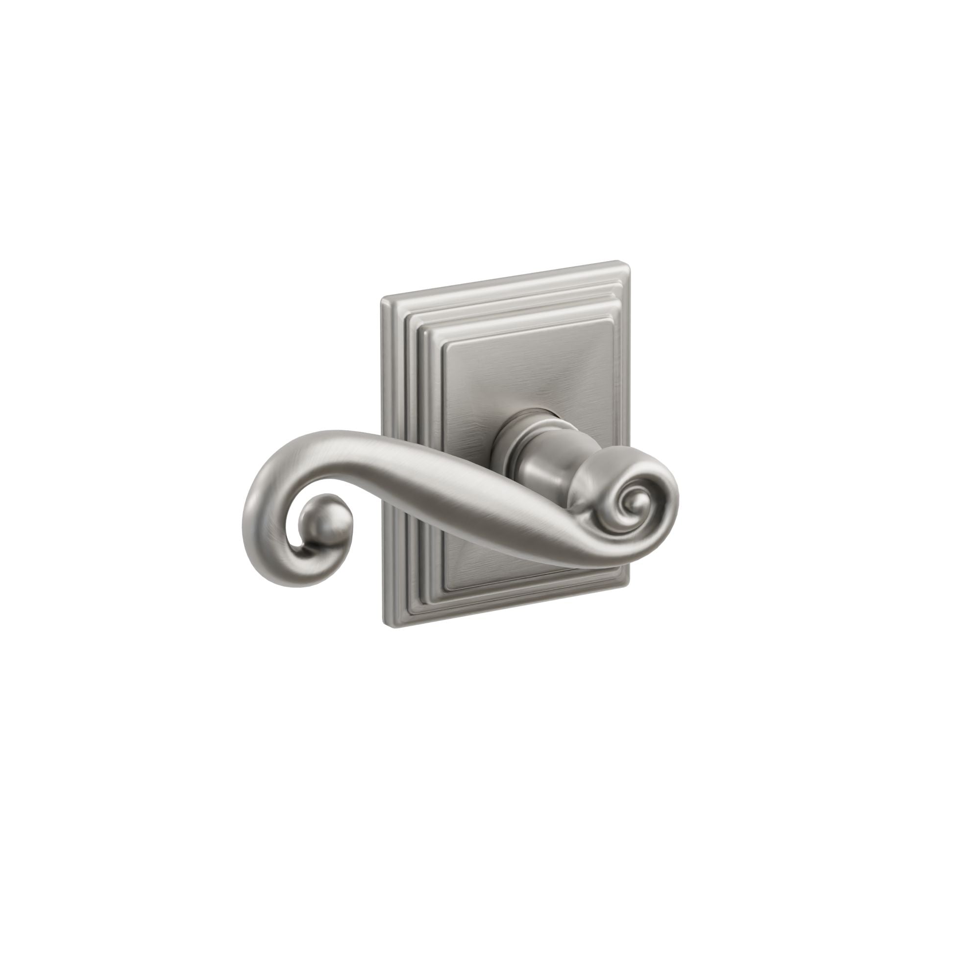 Emtek Concealed Fastener Rustic Lever Set With Wilshire Rosette