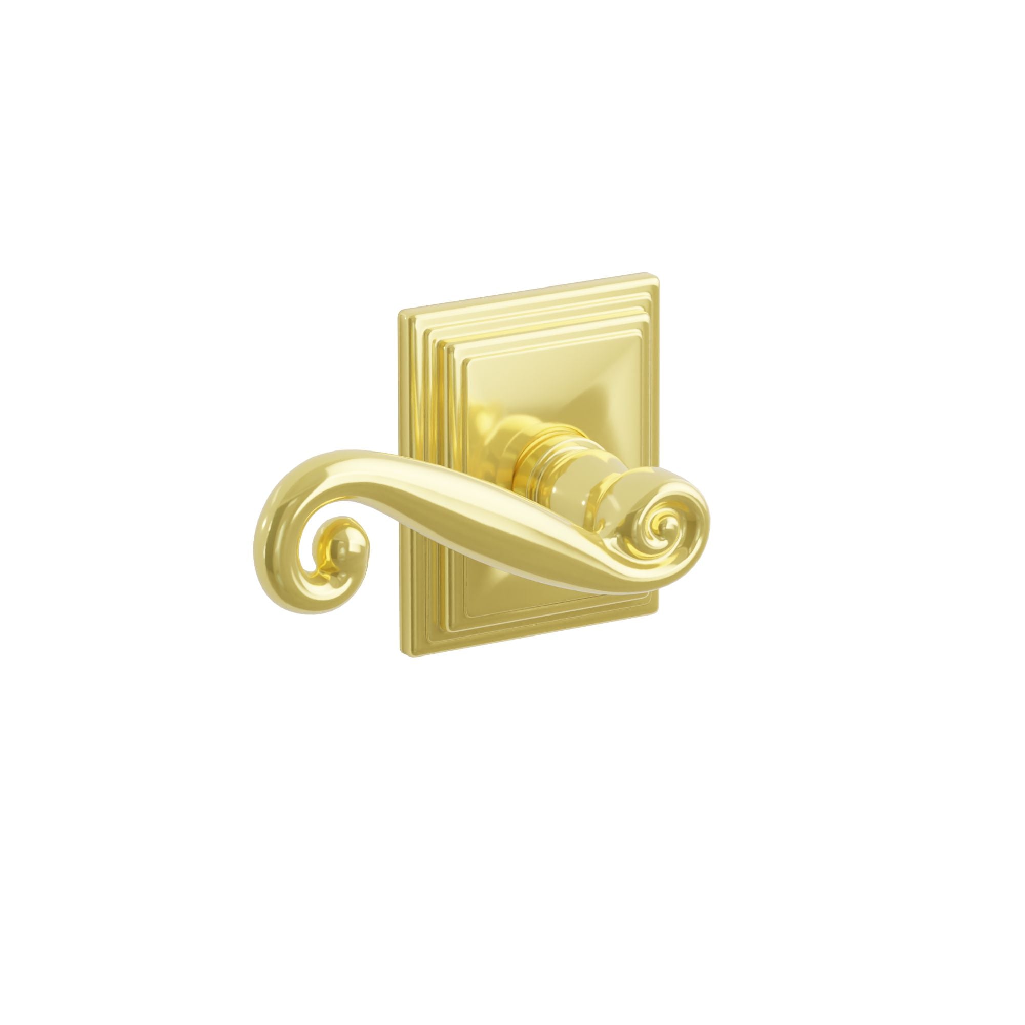 Emtek Concealed Fastener Rustic Lever Set With Wilshire Rosette