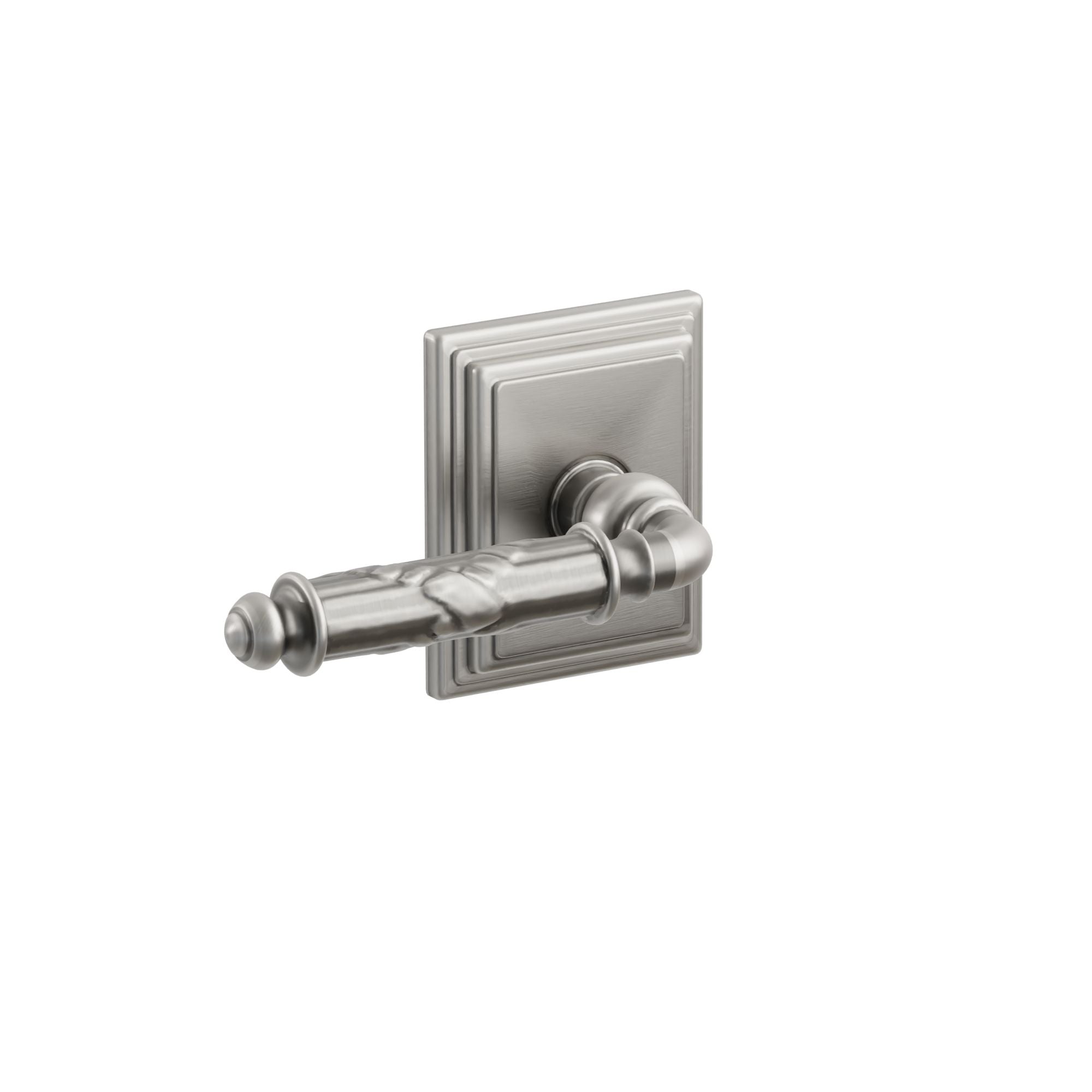 Emtek Concealed Fastener Ribbon & Reed Lever Set With Wilshire Rosette