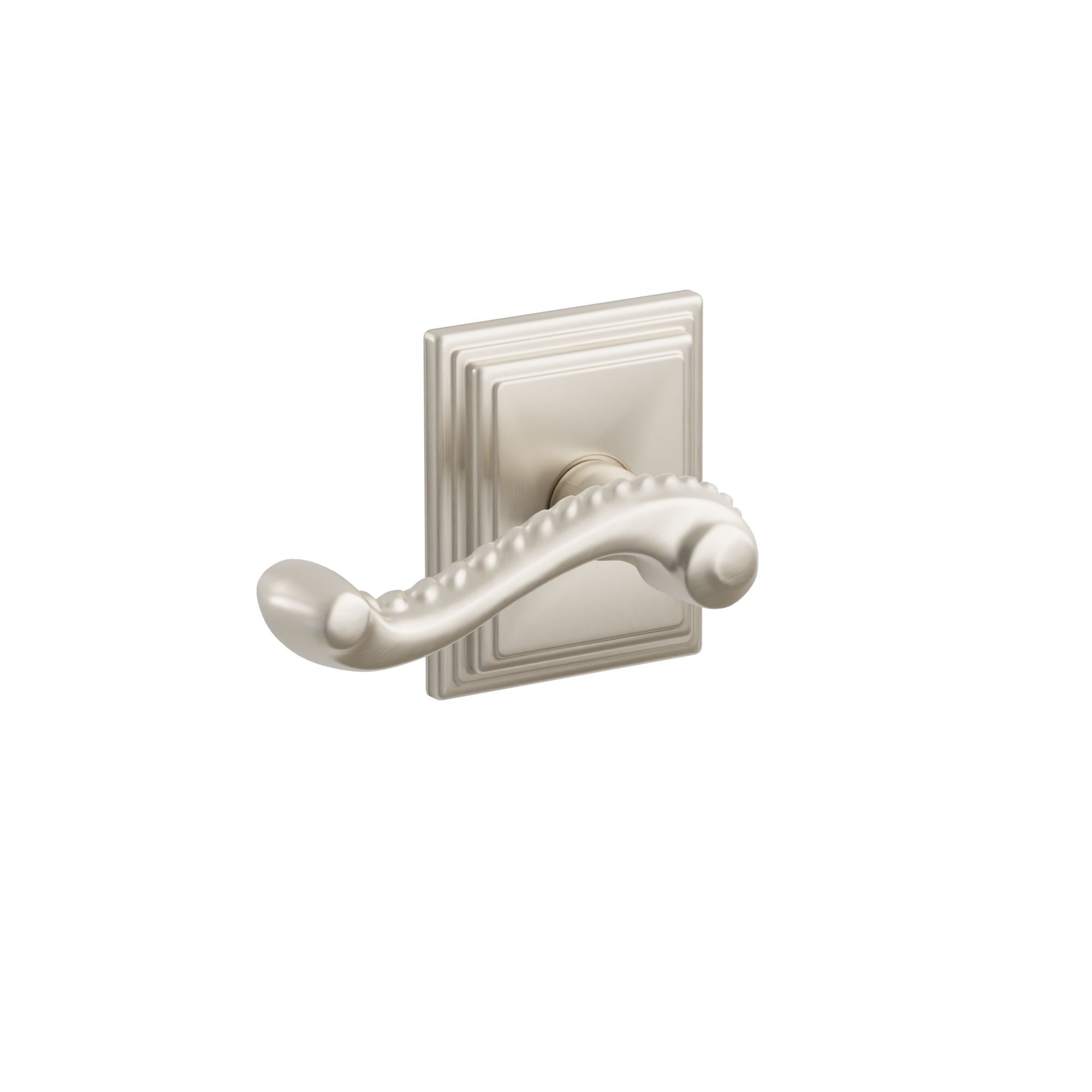 Emtek Concealed Fastener Rope Lever Set With Wilshire Rosette