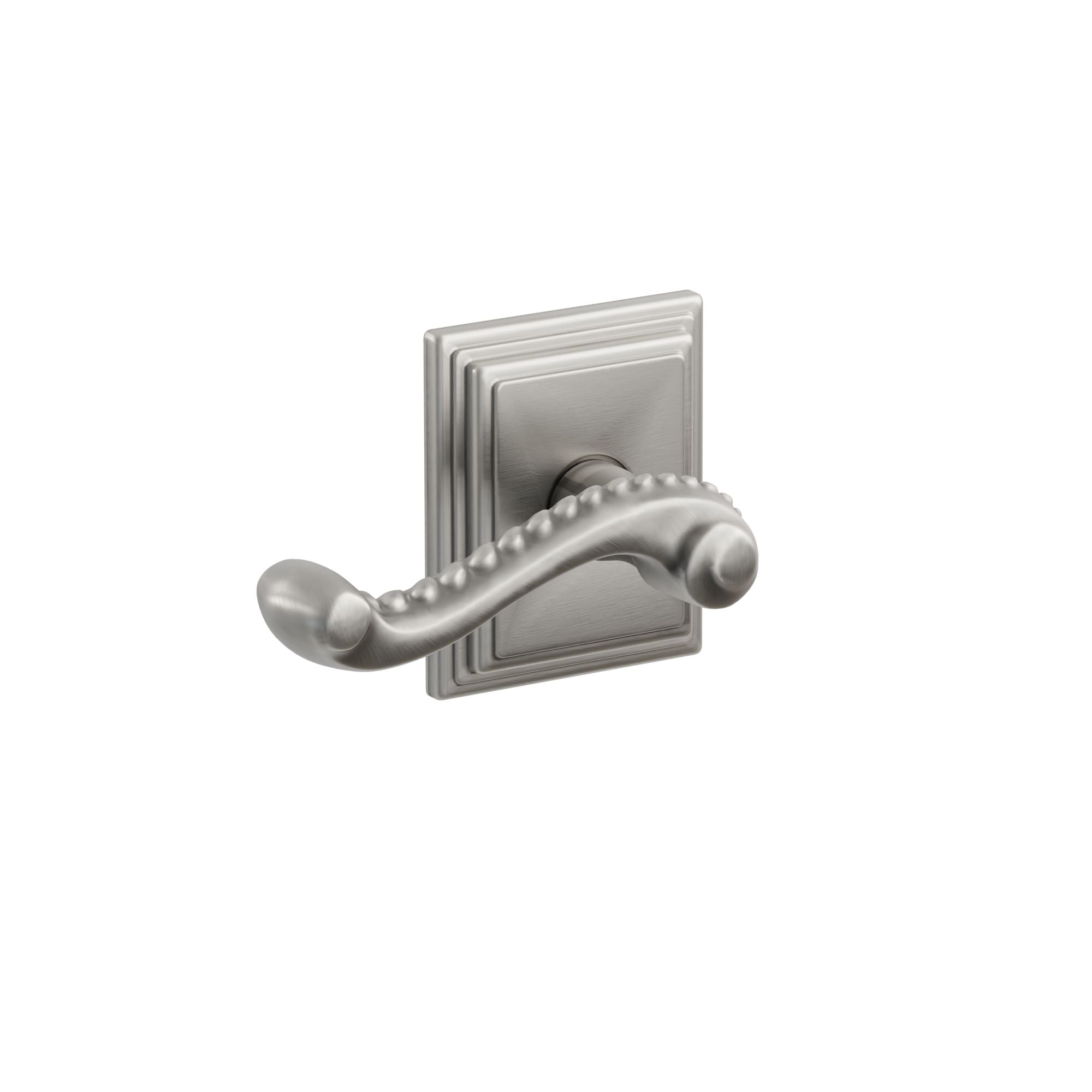 Emtek Concealed Fastener Rope Lever Set With Wilshire Rosette