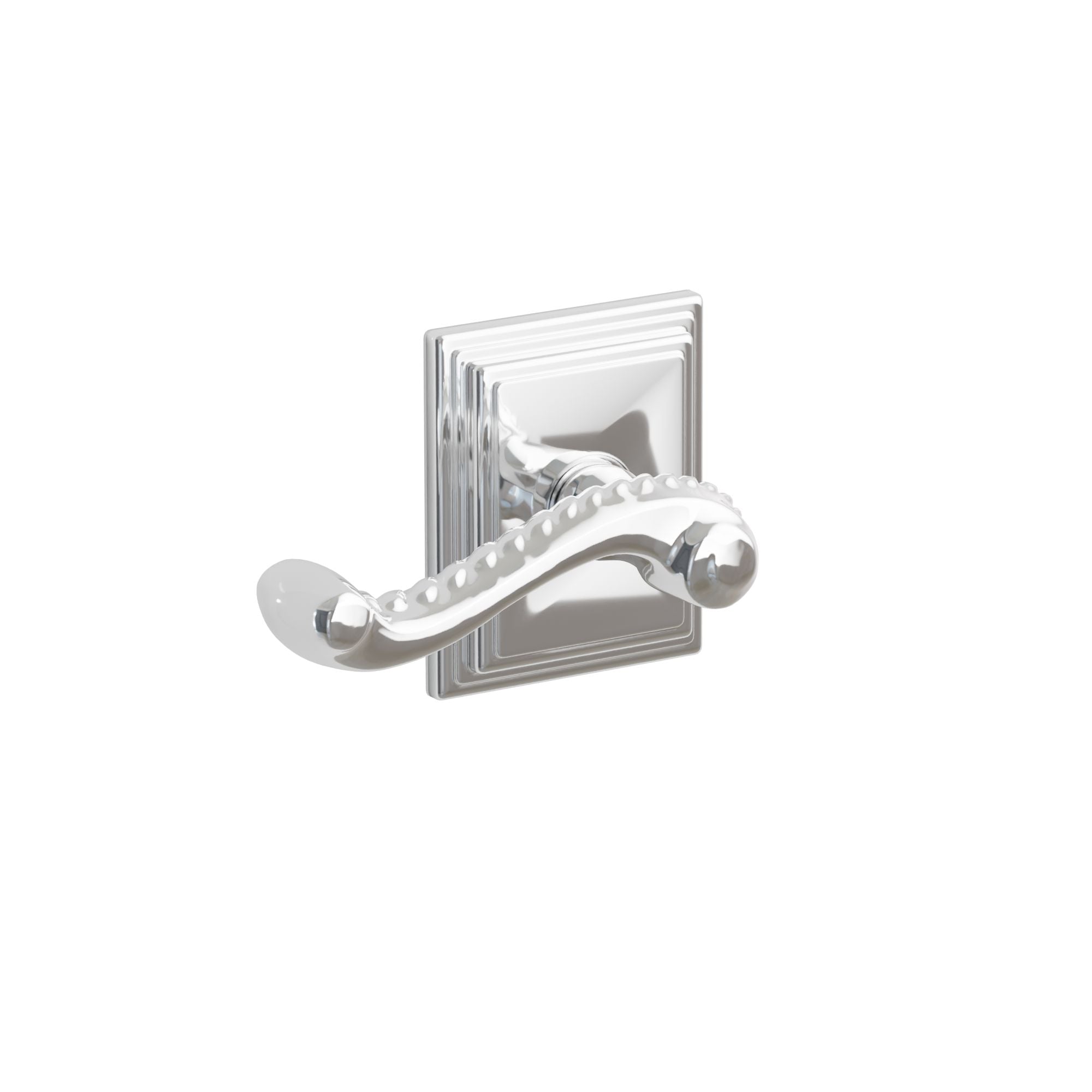 Emtek Concealed Fastener Rope Lever Set With Wilshire Rosette