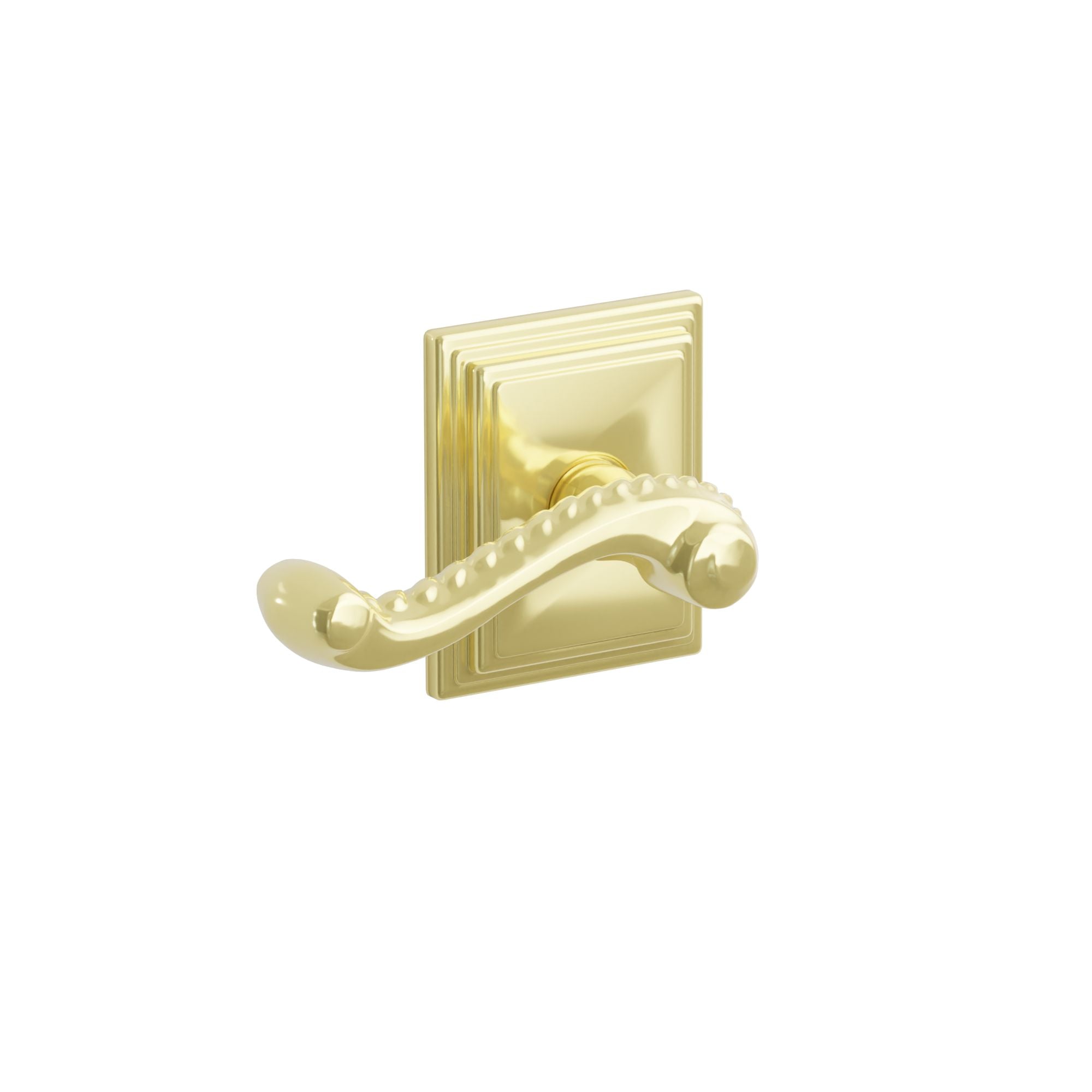 Emtek Concealed Fastener Rope Lever Set With Wilshire Rosette