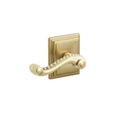 Emtek Concealed Fastener Rope Lever Set With Wilshire Rosette